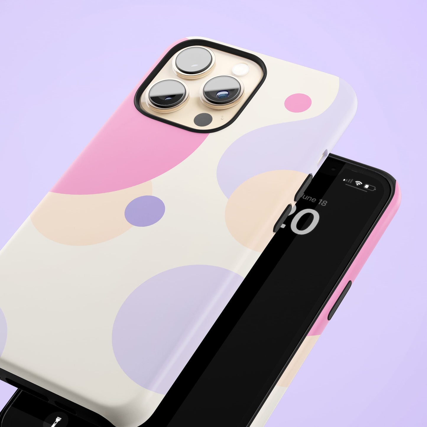 Abstract Pink Spots Personalised Case Phone Case