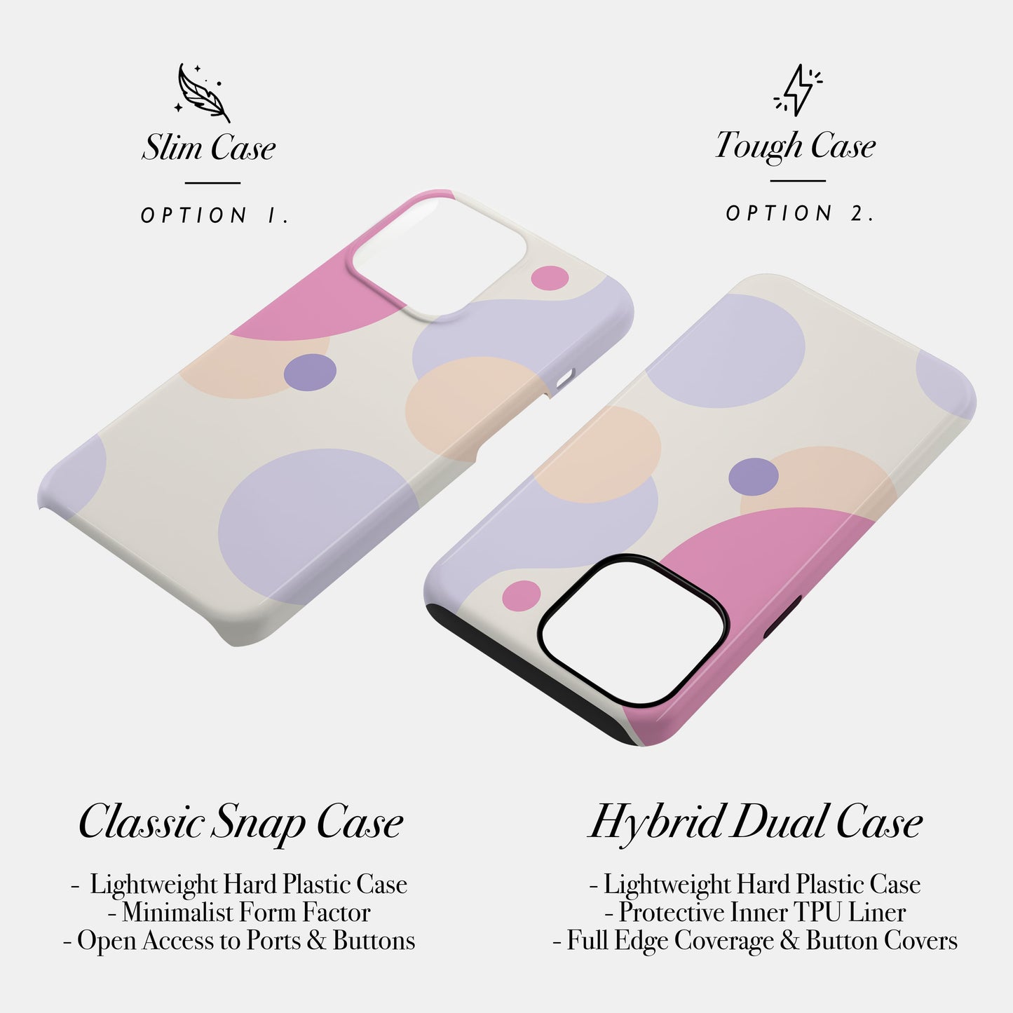 Abstract Pink Spots Personalised Case Phone Case
