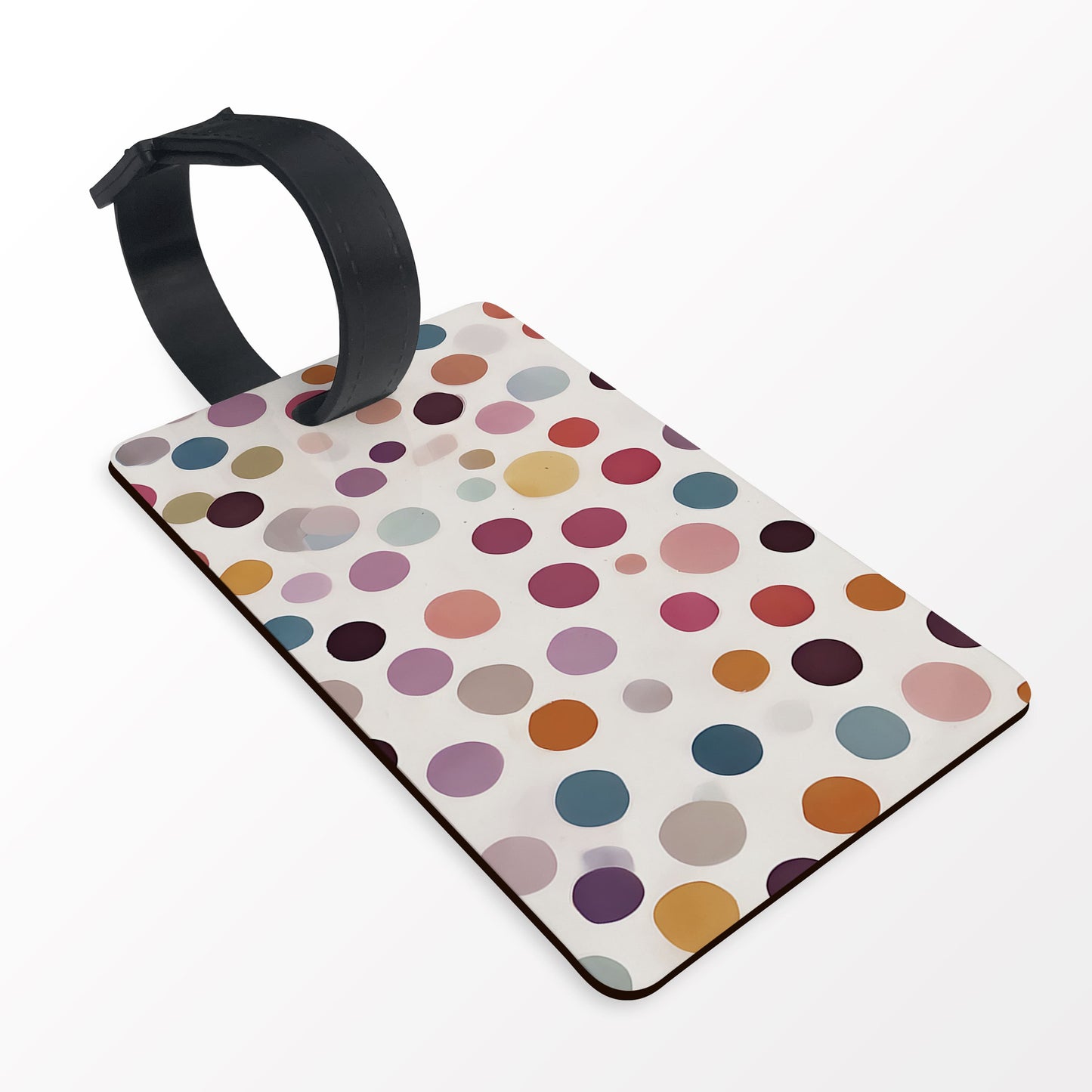 Personalised Polka Dot Luggage Tag  luggage tag