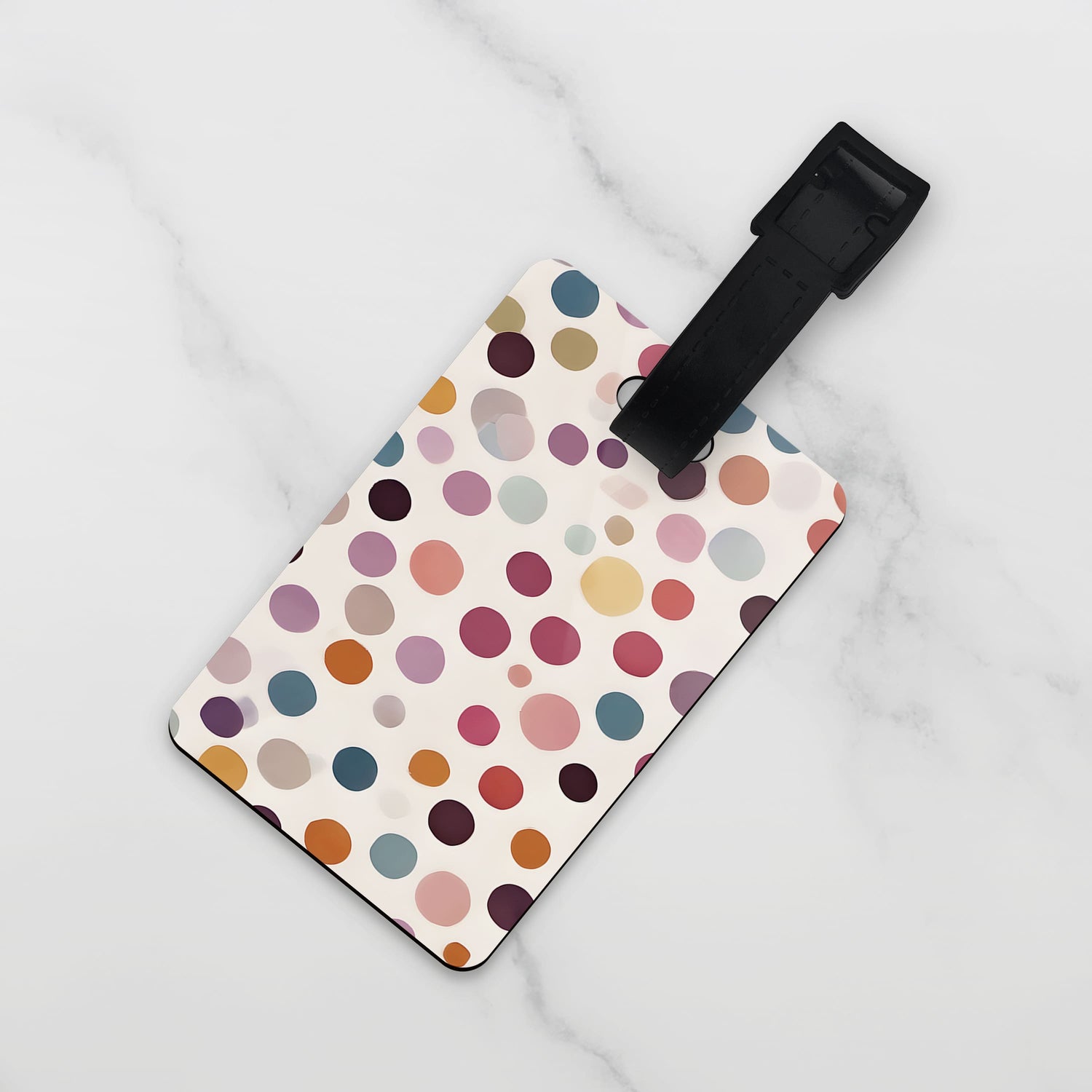 Personalised Polka Dot Luggage Tag  luggage tag