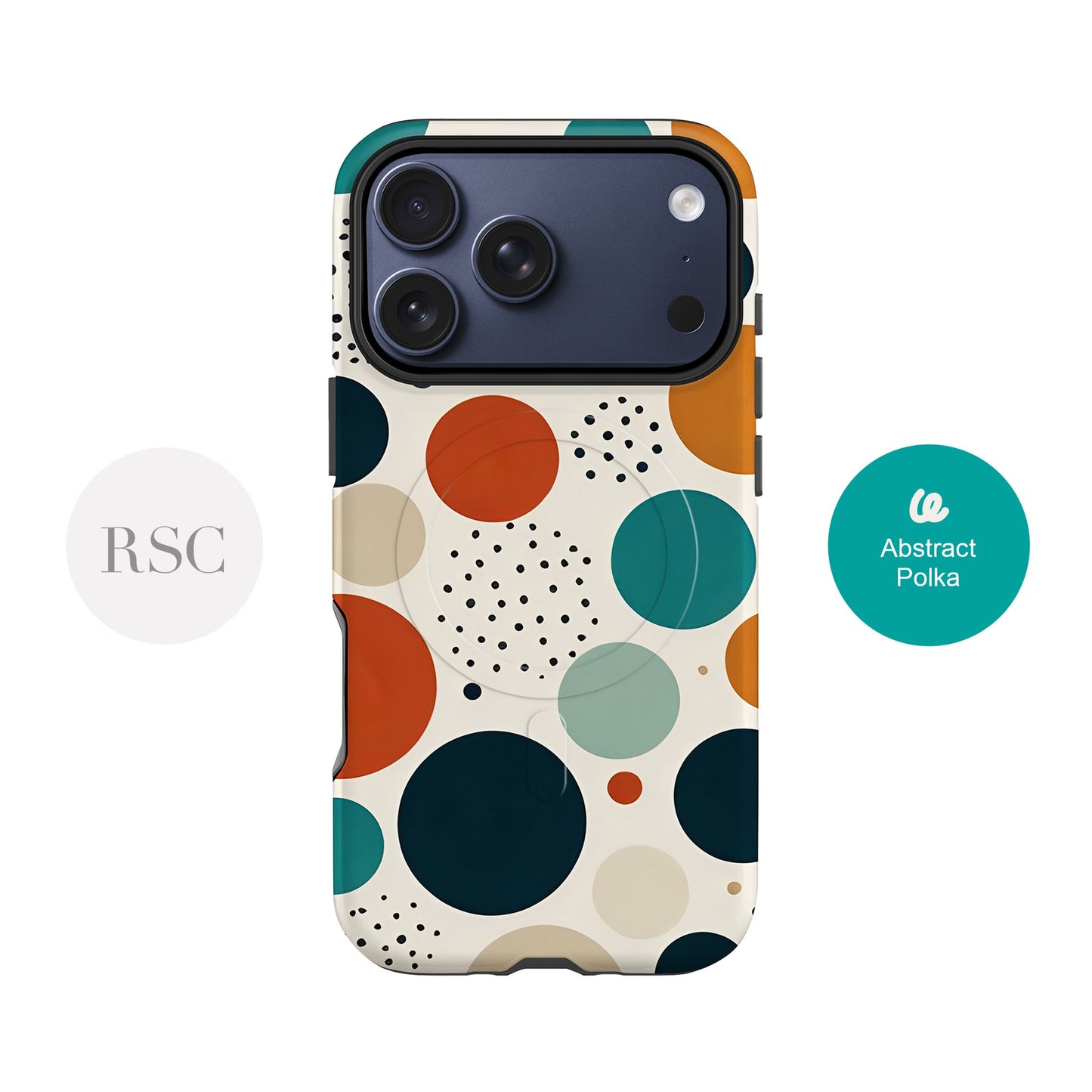 Abstract Polka Dot Magsafe iPhone Case