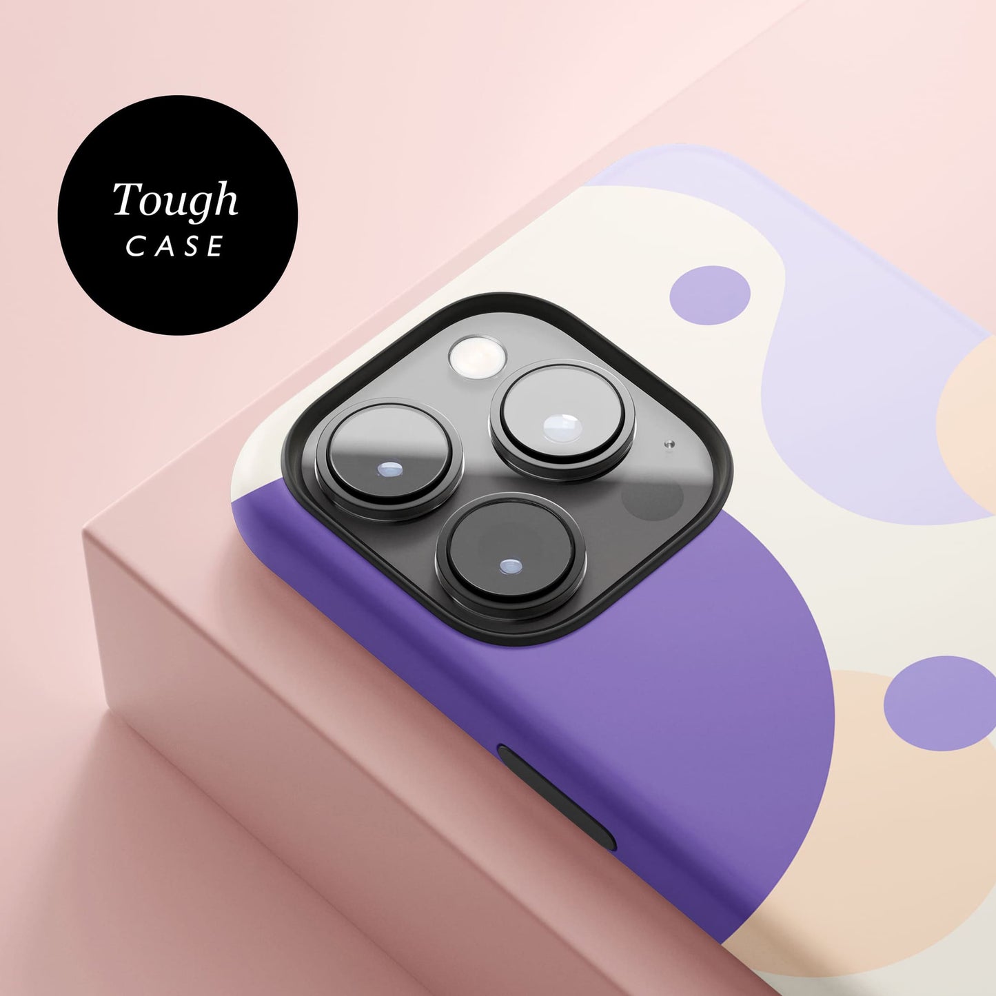 Abstract Purple Spots Personalised Case  Phone Case