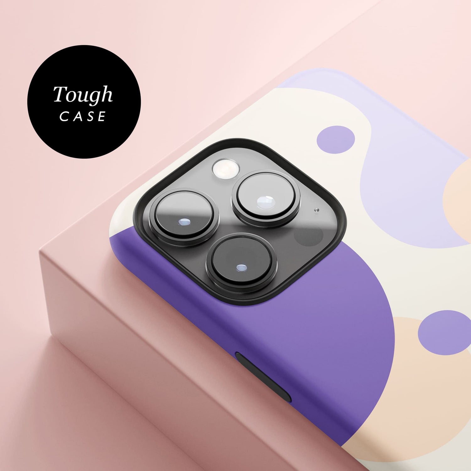 Abstract Purple Spots Personalised Case  Phone Case