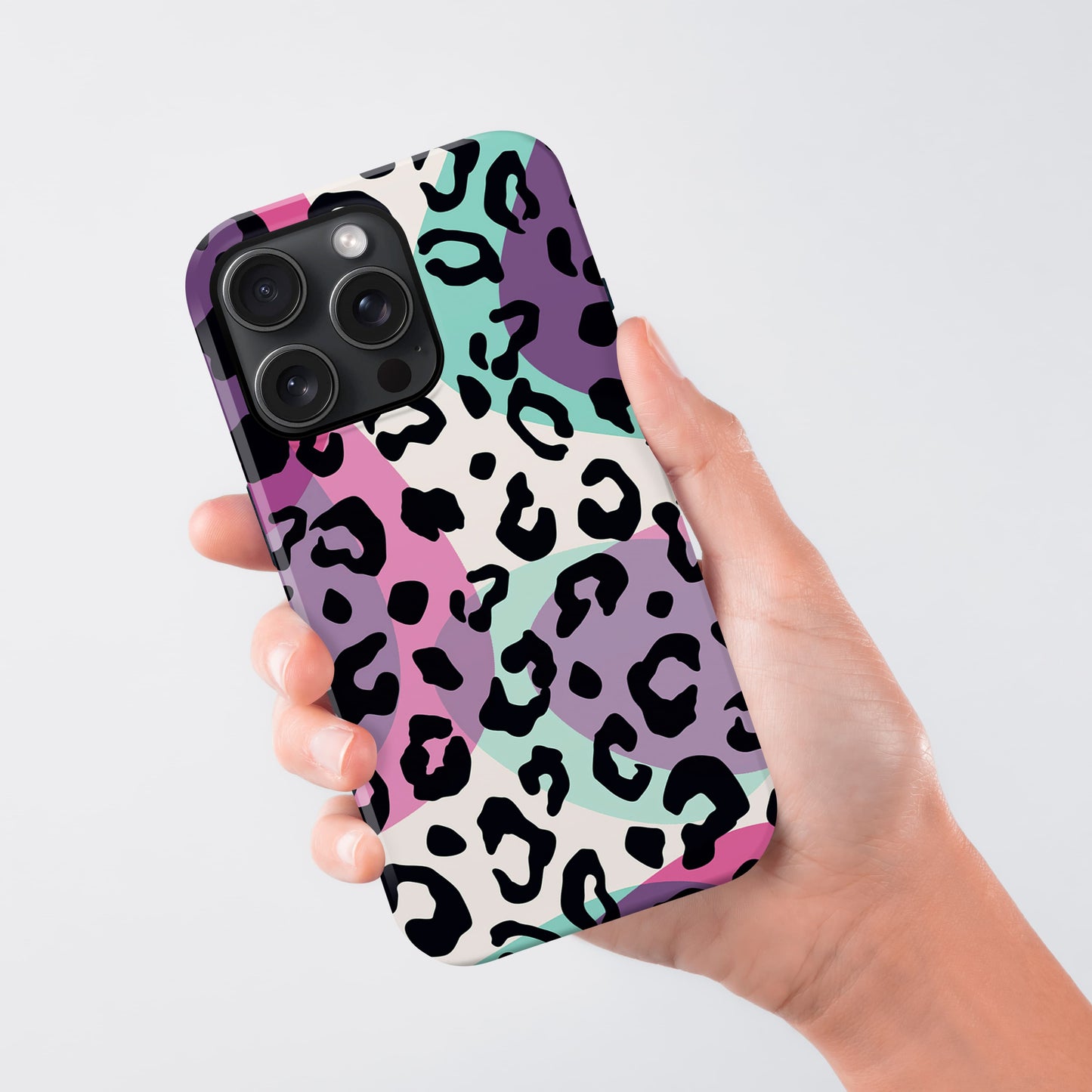 Abstract Multicolour Leopard Spots Case Phone Case