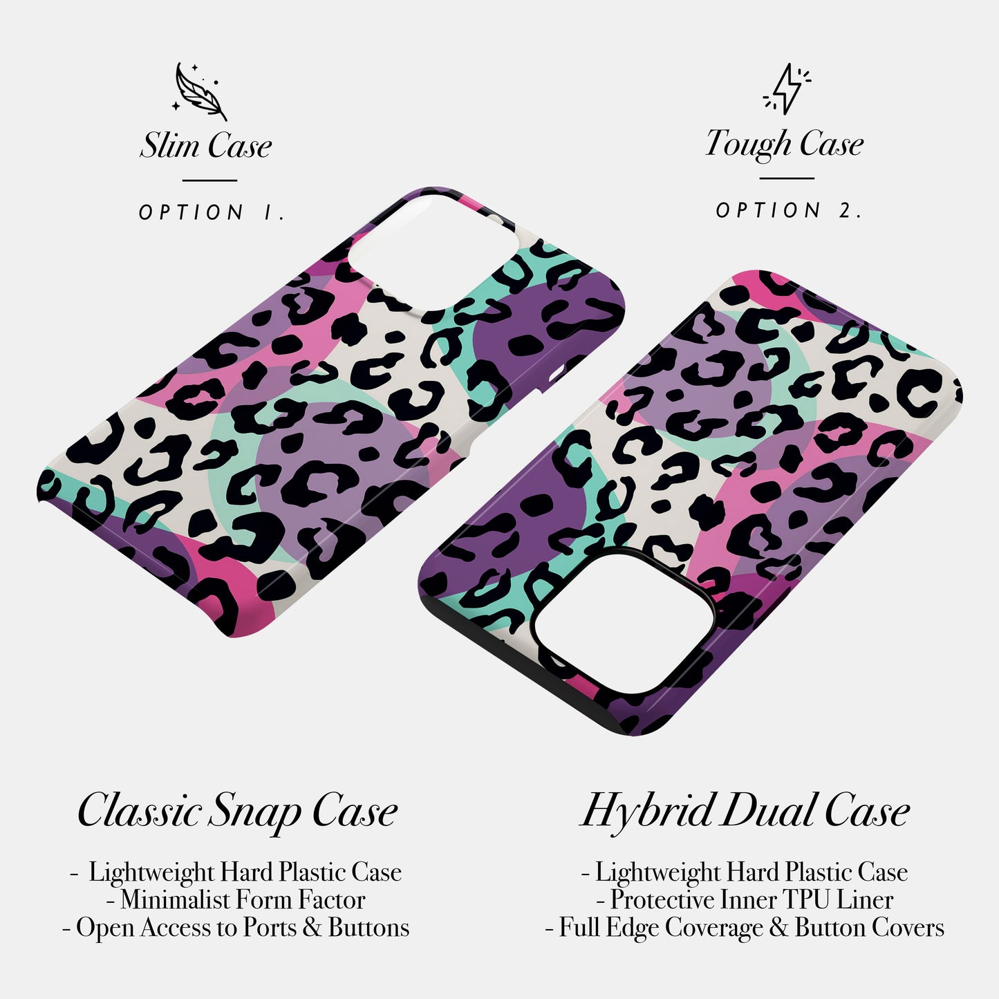 Abstract Multicolour Leopard Spots Case Phone Case