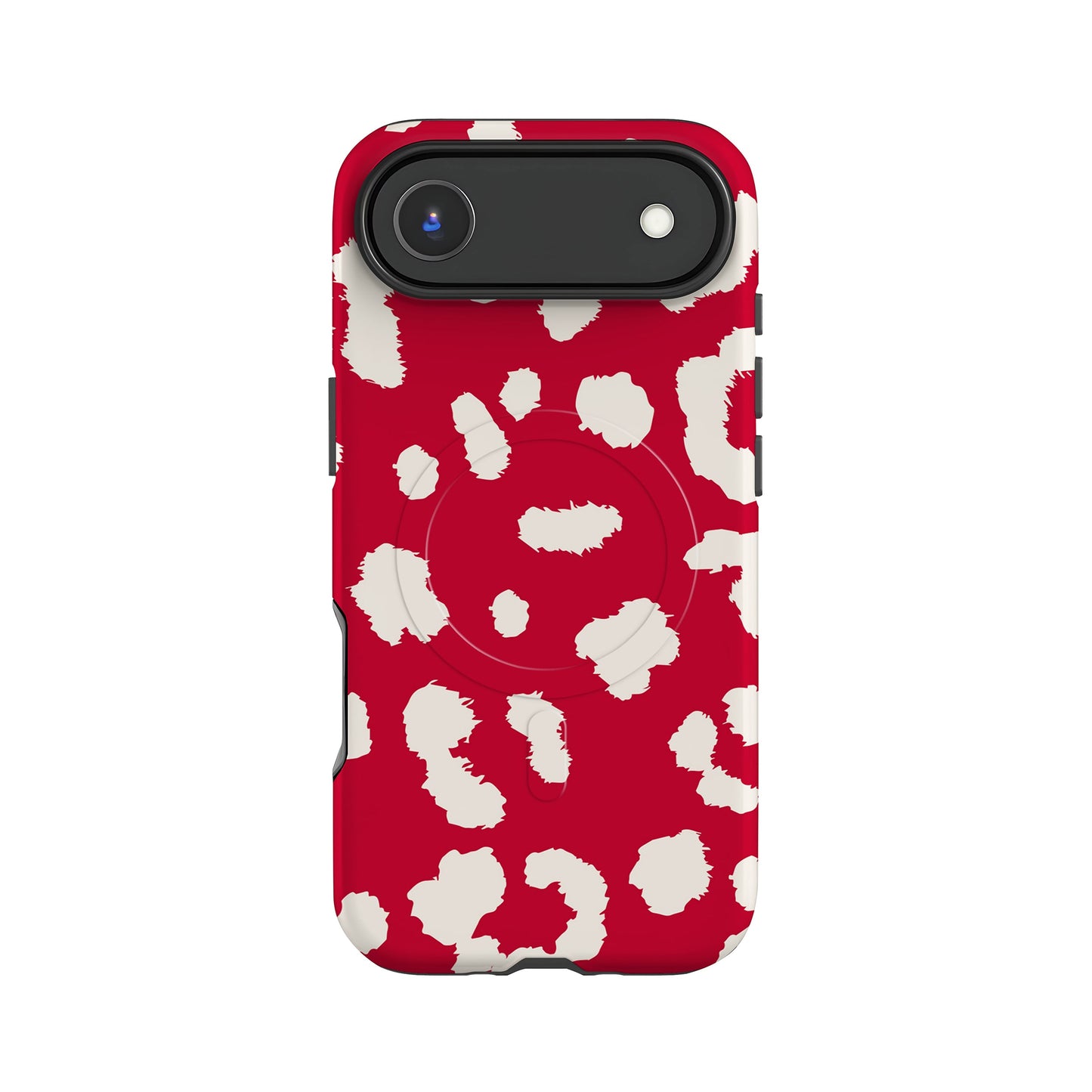 Abstract Red Leopard Print Magsafe Case