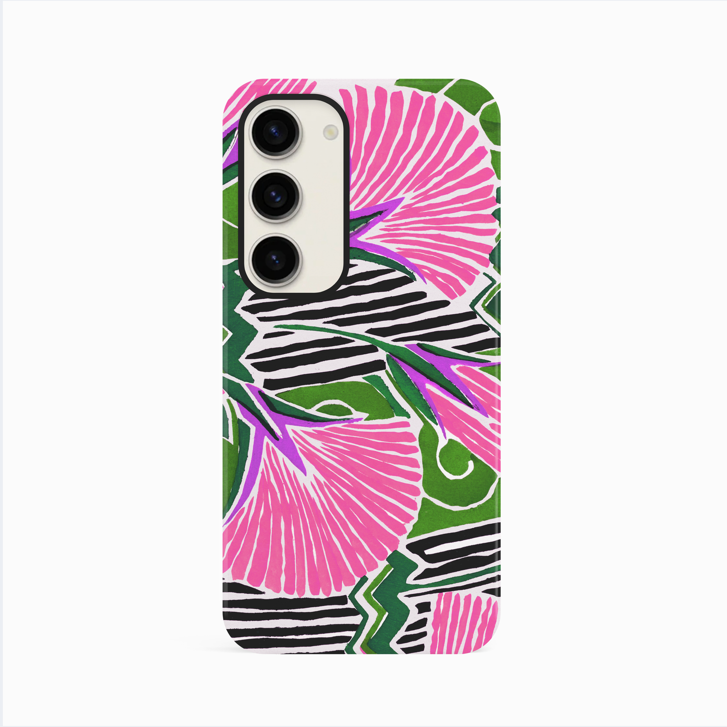 Retro Pink Floral Case Phone Case