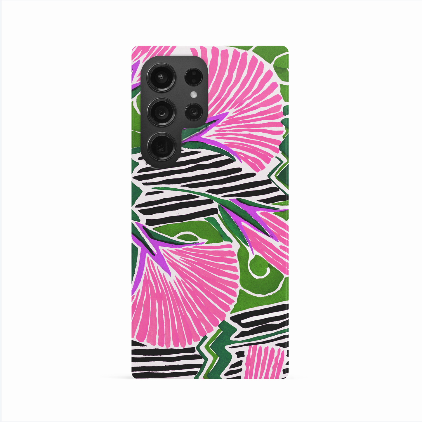 Retro Pink Floral Case Phone Case