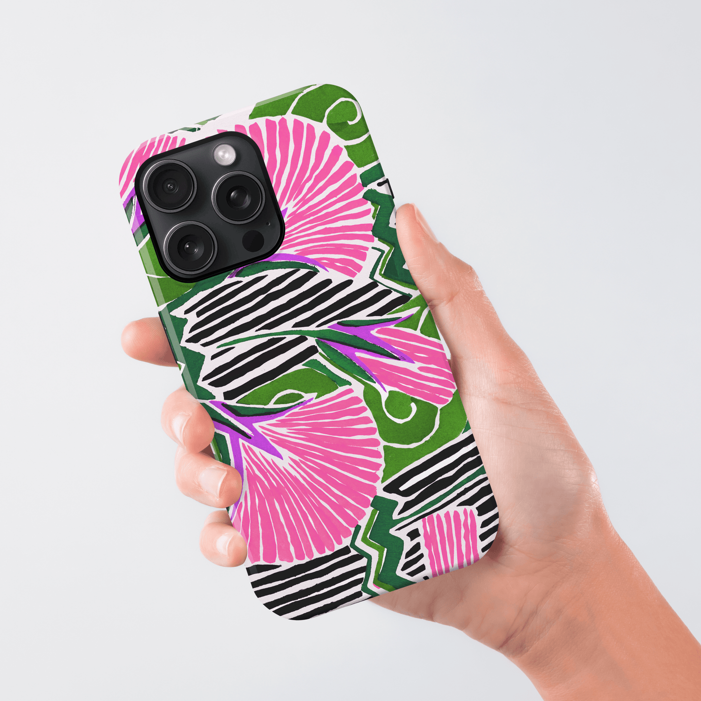 Retro Pink Floral Case Phone Case