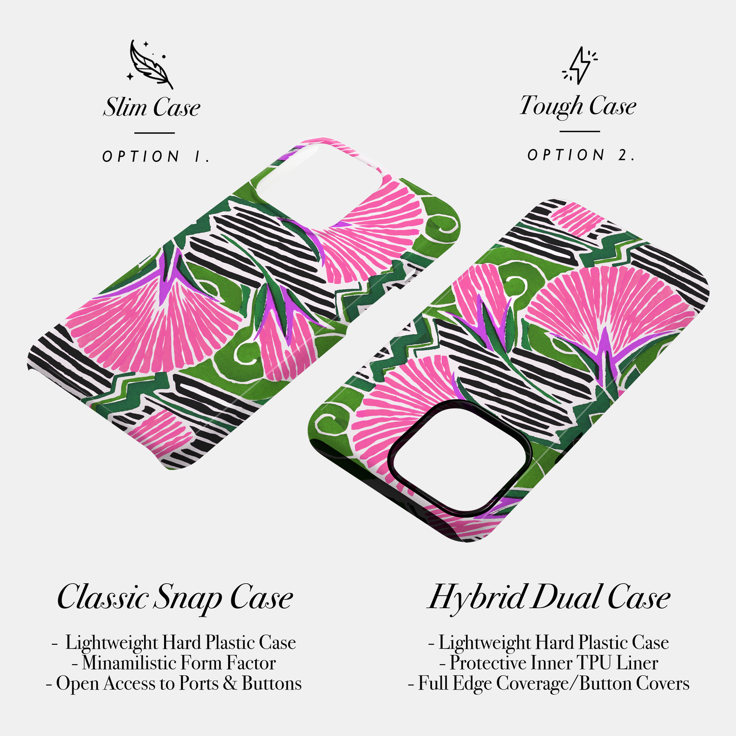 Retro Pink Floral Case Phone Case