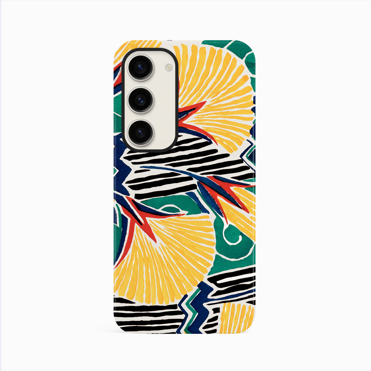 Retro Yellow Floral Case Phone Case