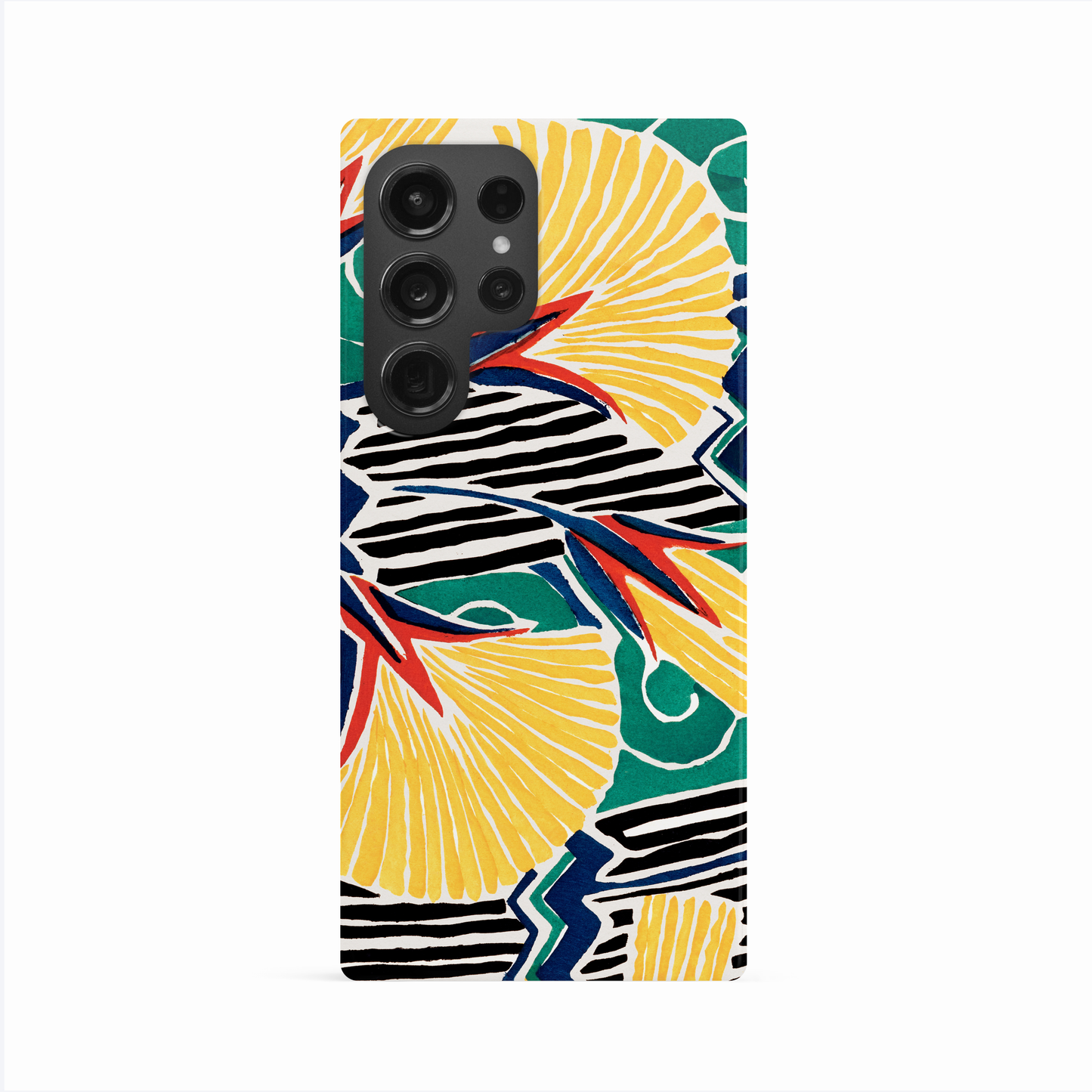 Retro Yellow Floral Case Phone Case