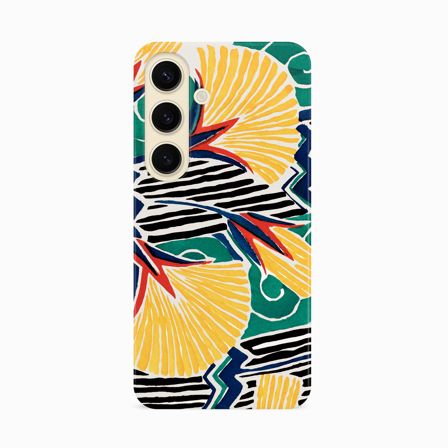 Retro Yellow Floral Case Phone Case