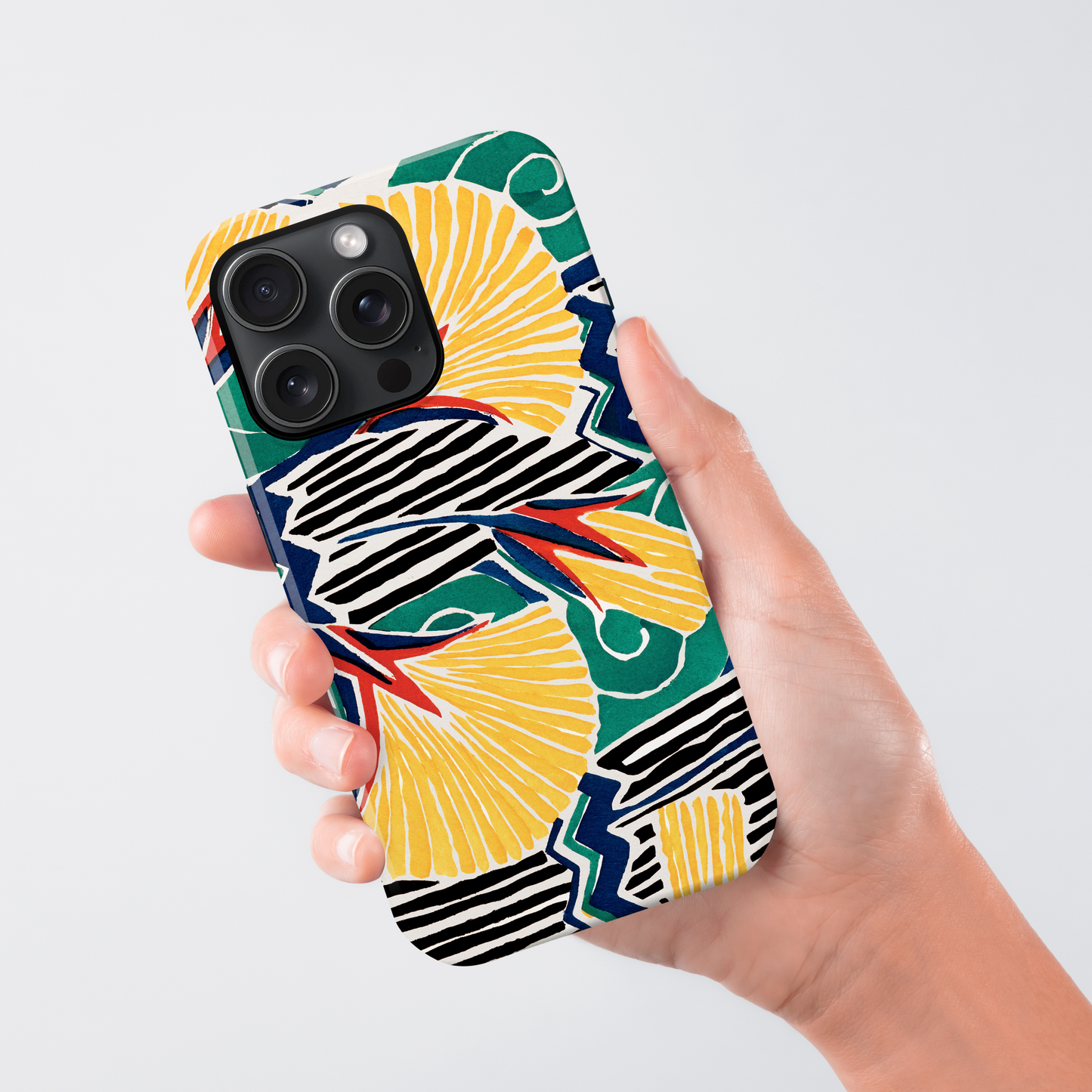 Retro Yellow Floral Case Phone Case