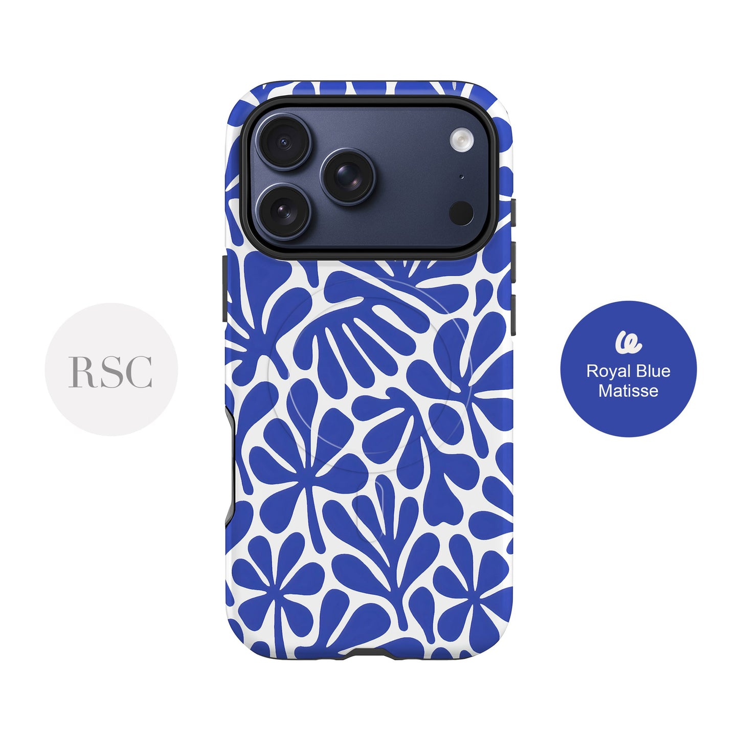 Royal Blue Matisse Magsafe iPhone Case