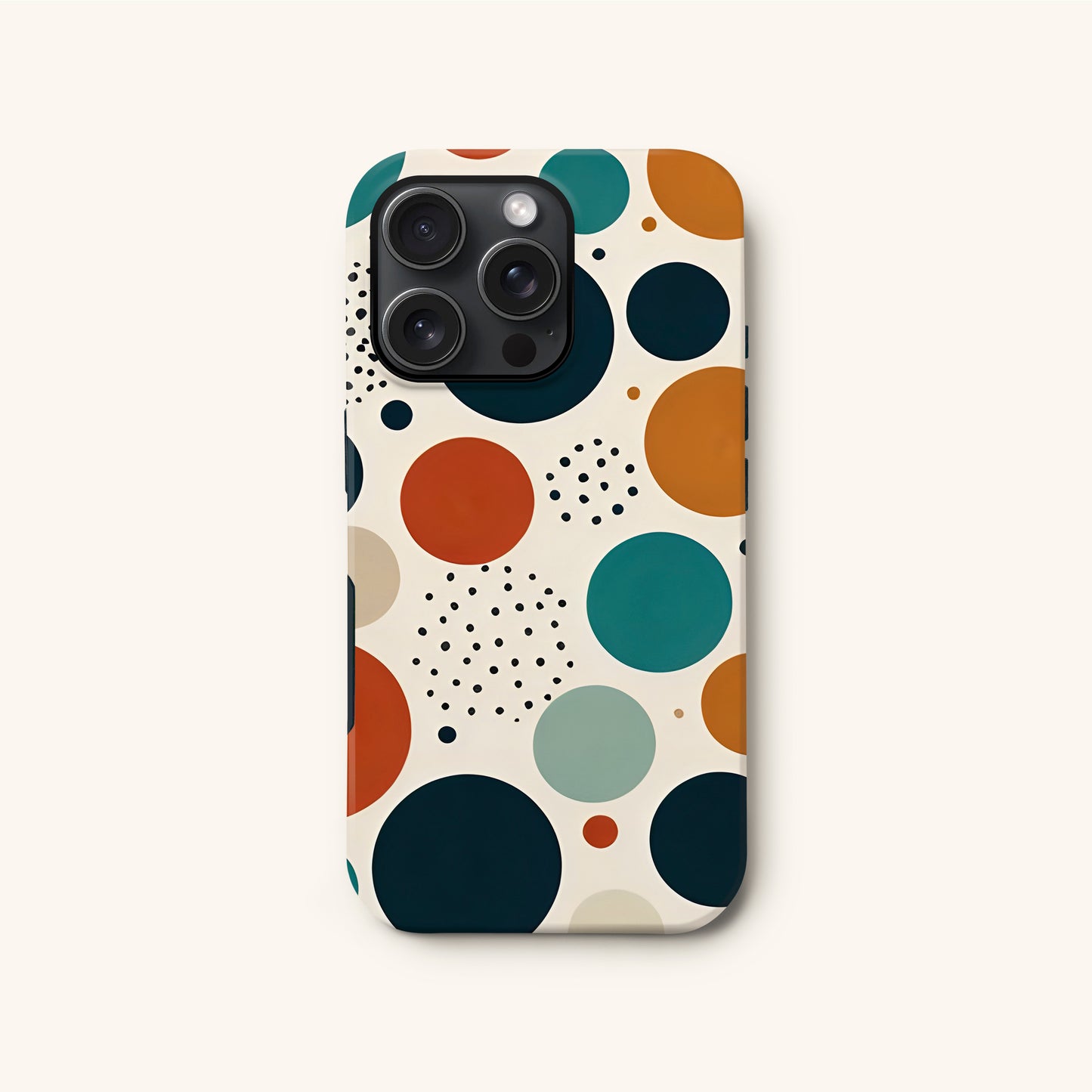 Abstract Spots Polka Dot Print Phone Case Phone Case