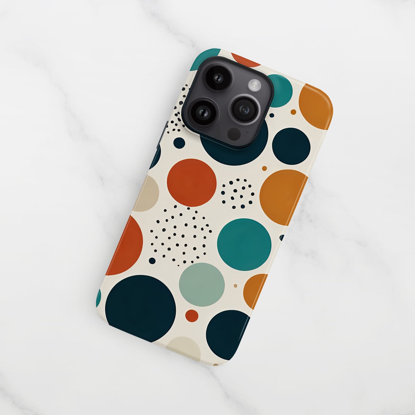 Abstract Spots Polka Dot Print Phone Case Phone Case
