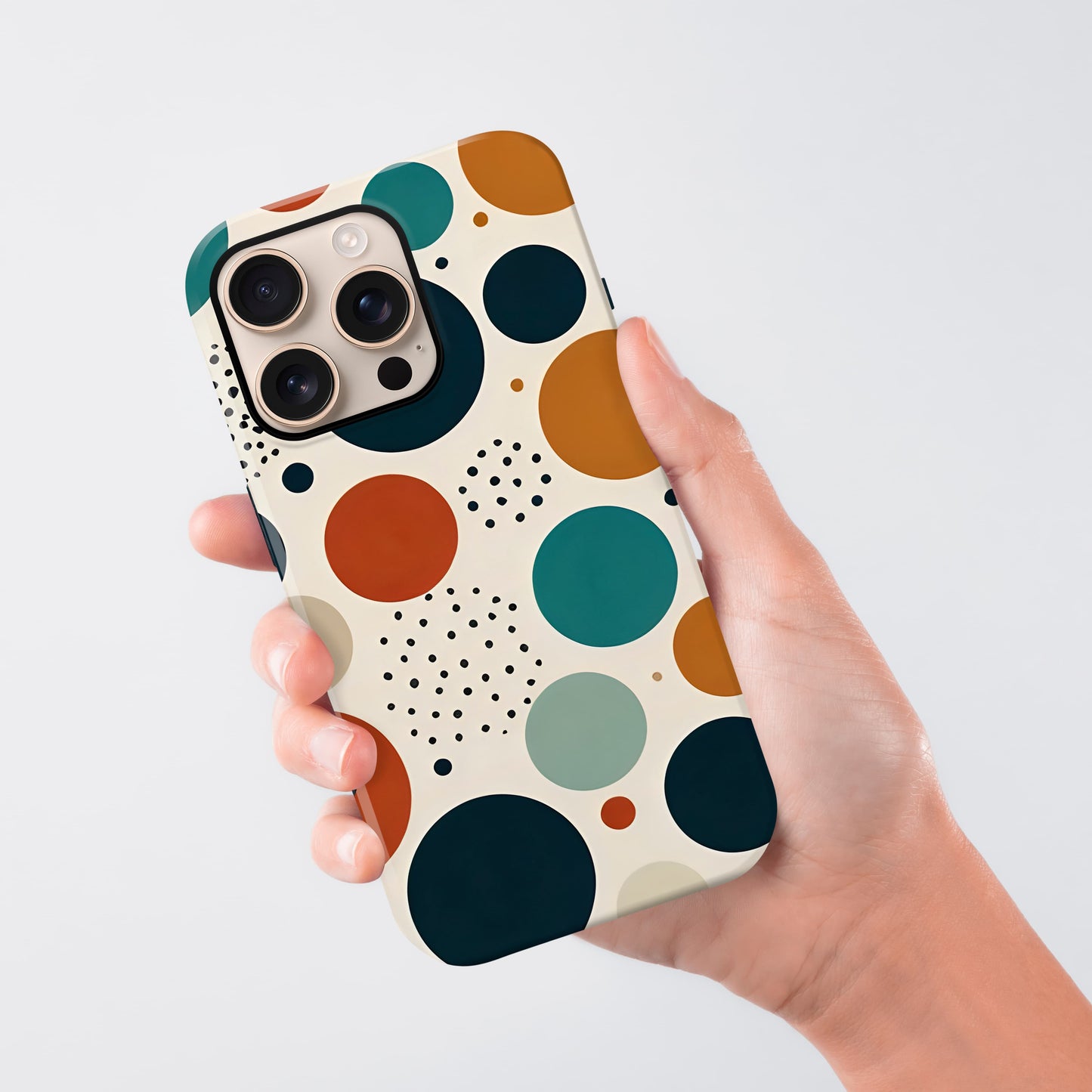 Abstract Spots Polka Dot Print Phone Case Phone Case