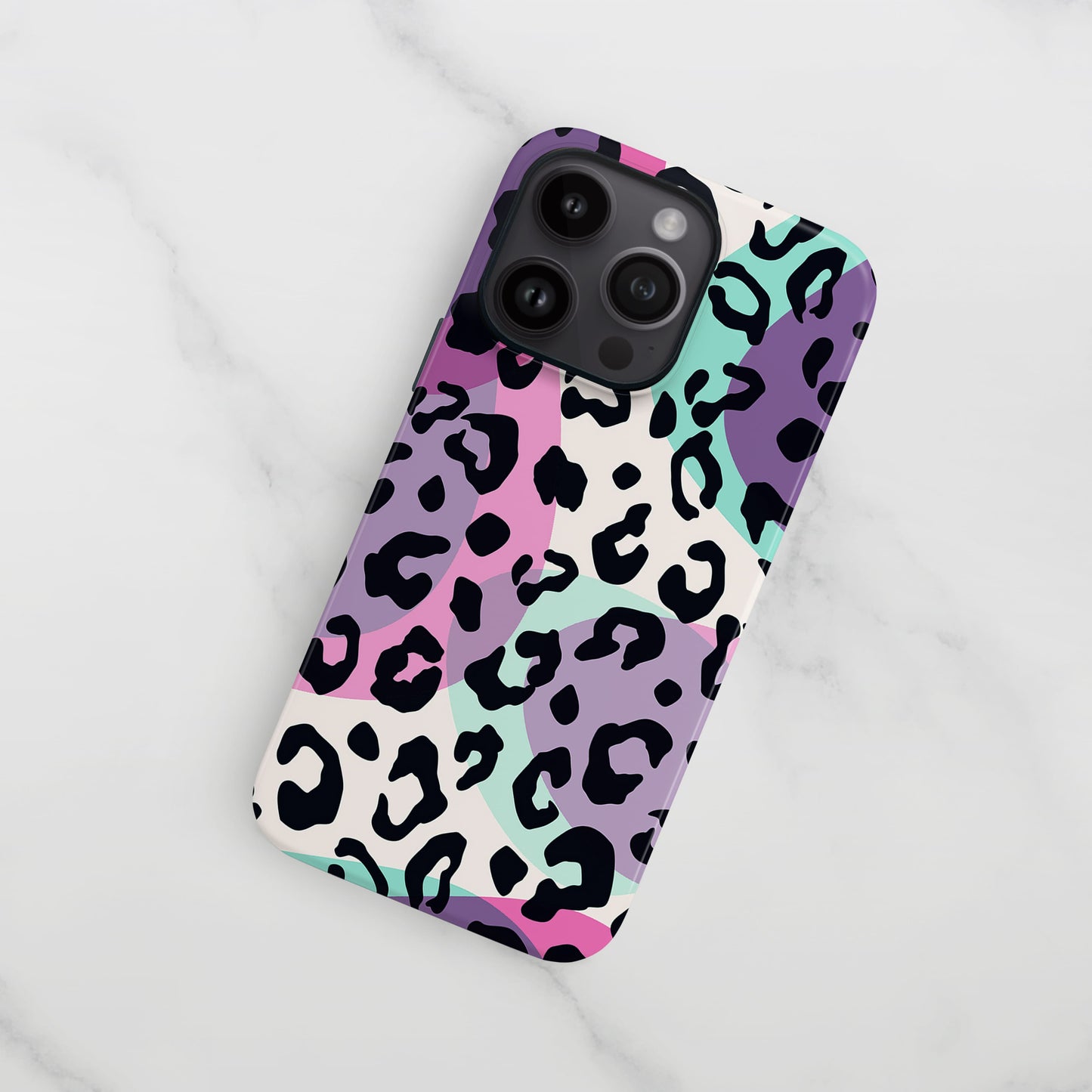 Abstract Multicolour Leopard Spots Case Phone Case