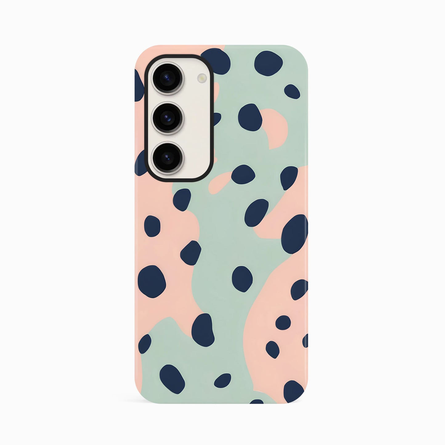 Abstract Peach Blue Leopard Print Case Phone Case