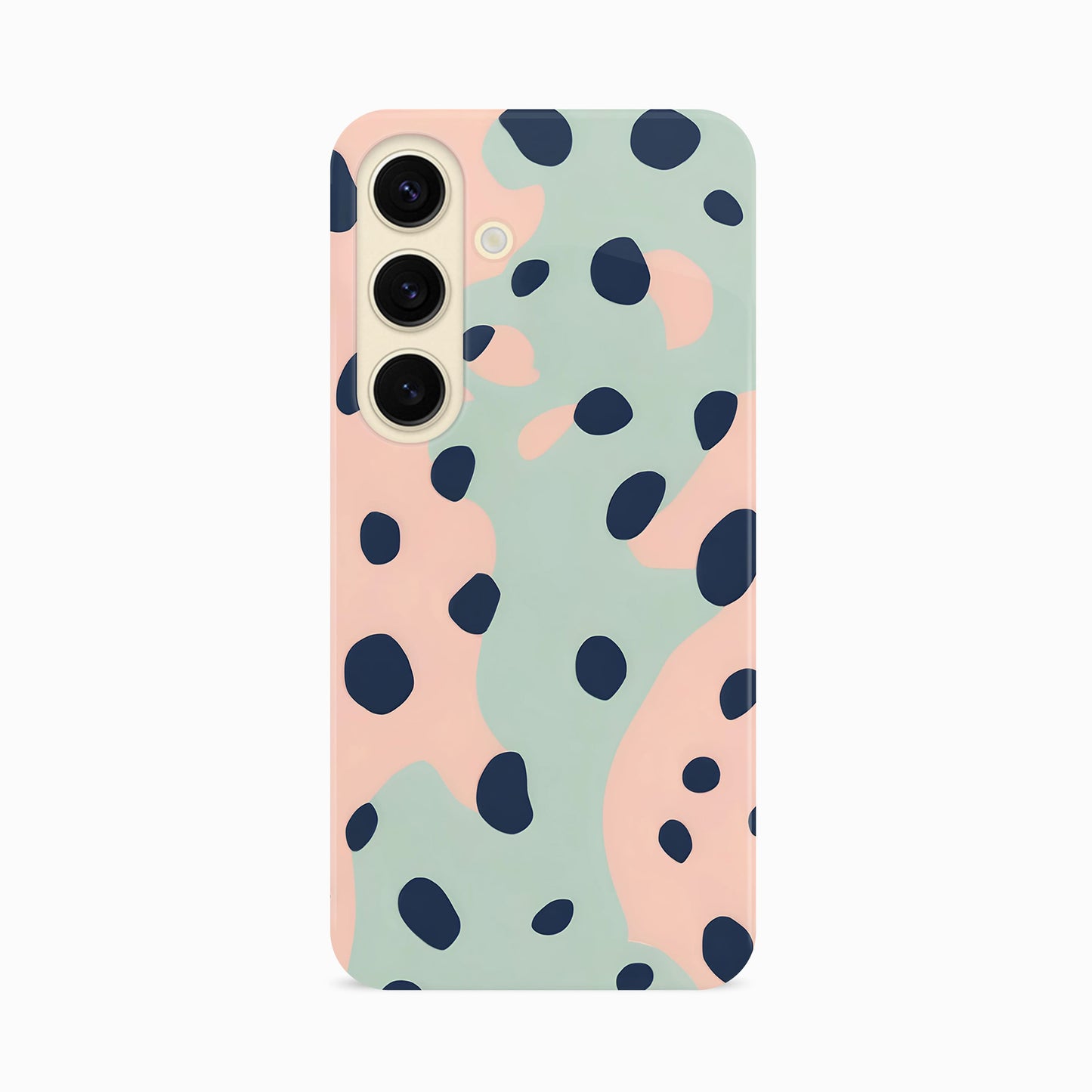 Abstract Peach Blue Leopard Print Case Phone Case