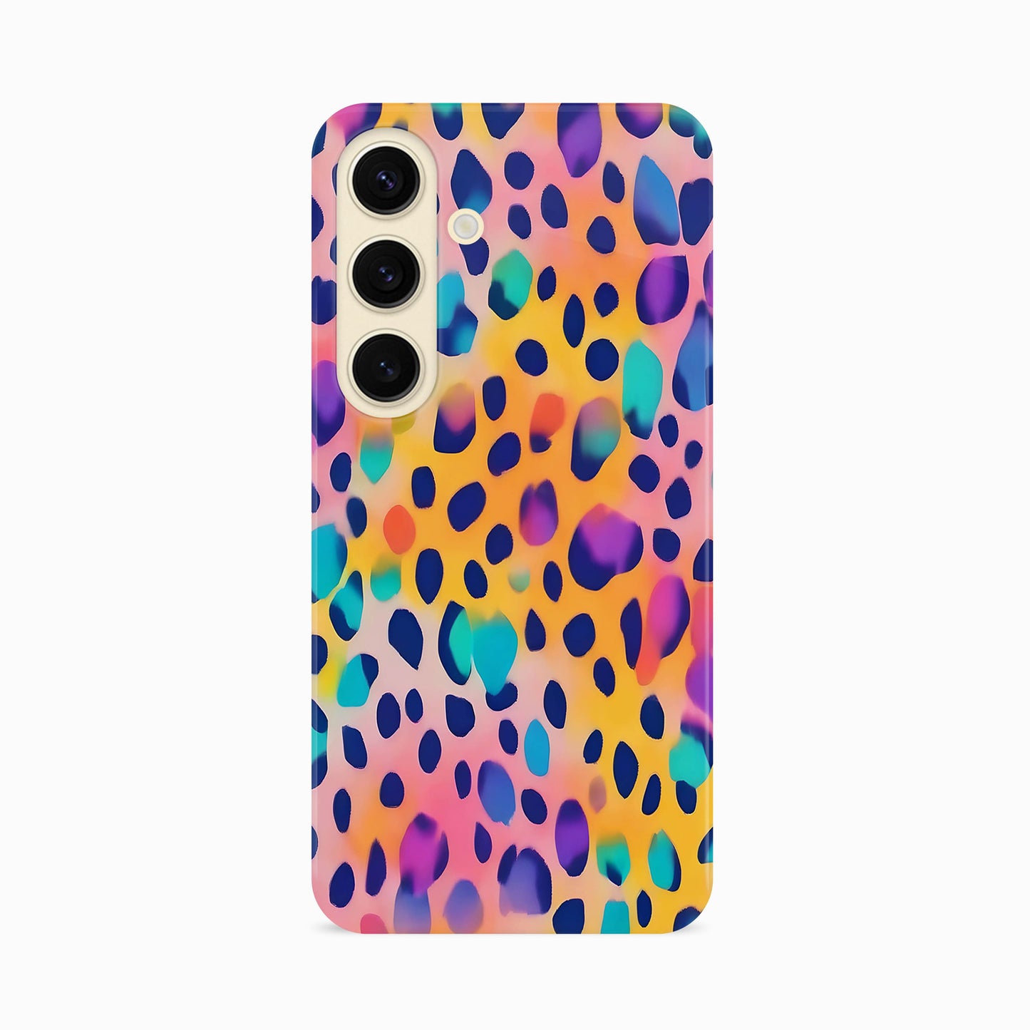 Abstract Rainbow Leopard Spots Print Case Phone Case
