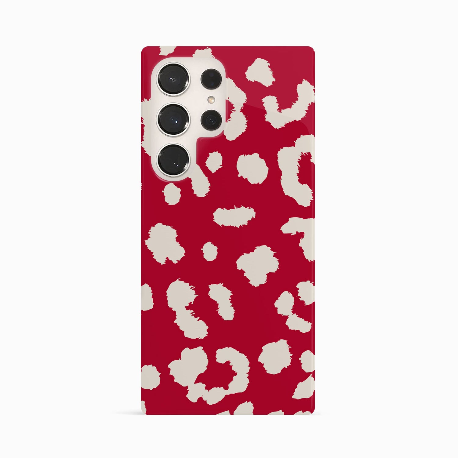 Abstract Red Cloud Leopard Print Case Phone Case