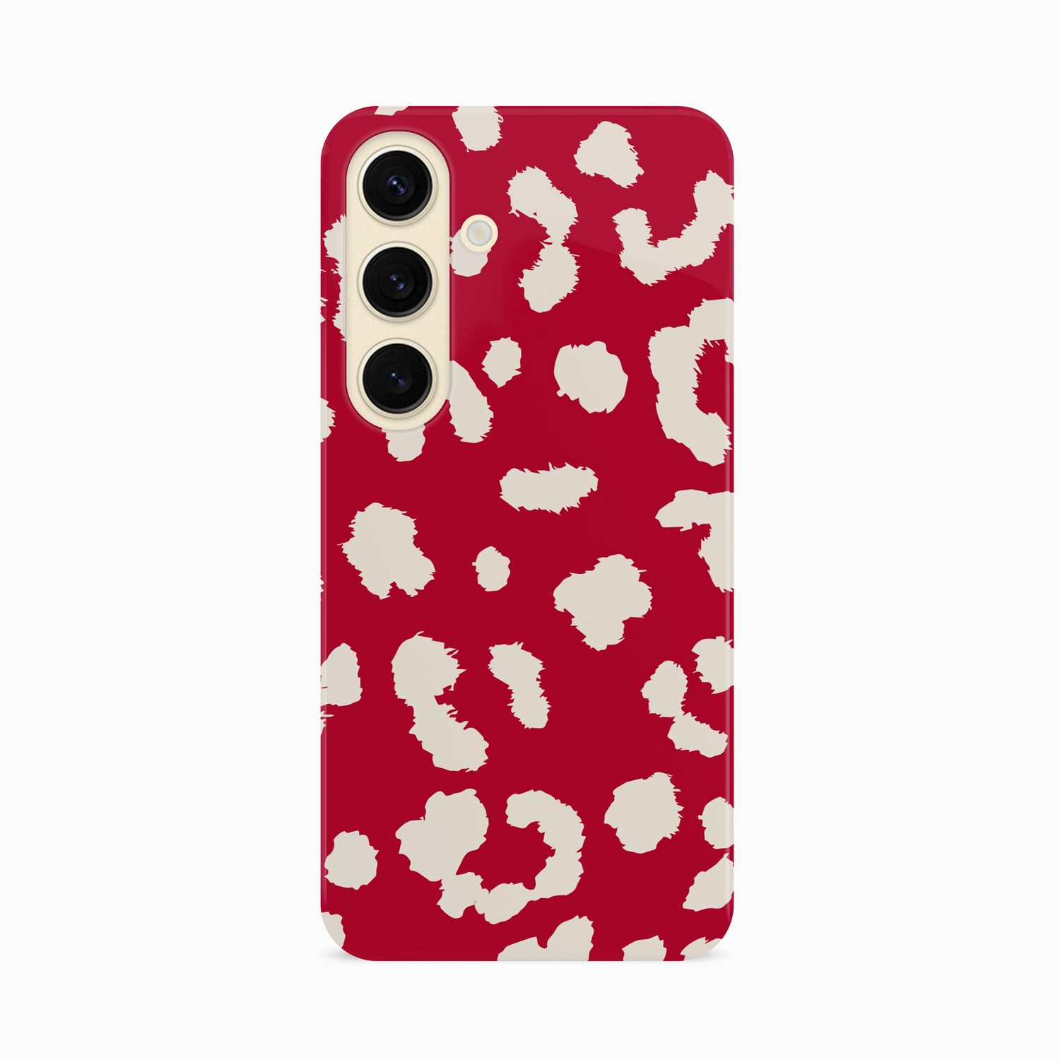 Abstract Red Cloud Leopard Print Case Phone Case