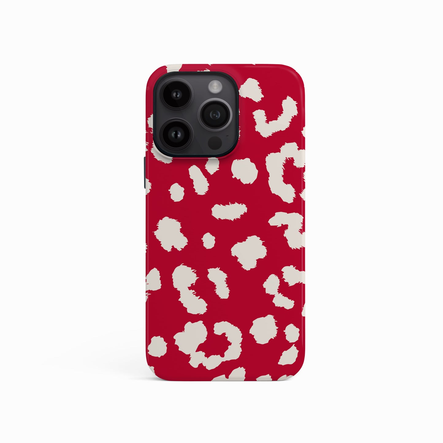 Abstract Red Cloud Leopard Print Case Phone Case