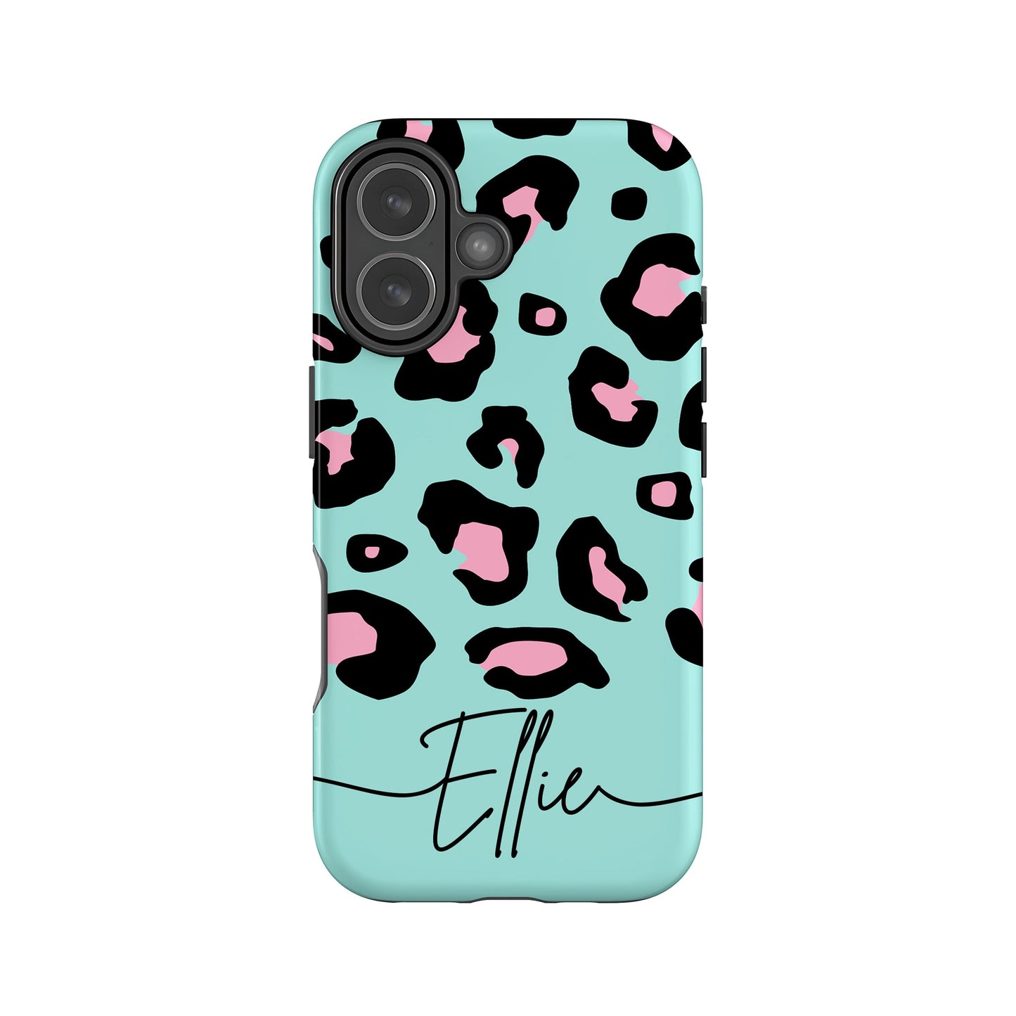 Blue Pink Ice Personalised Leopard Print Case Phone Case
