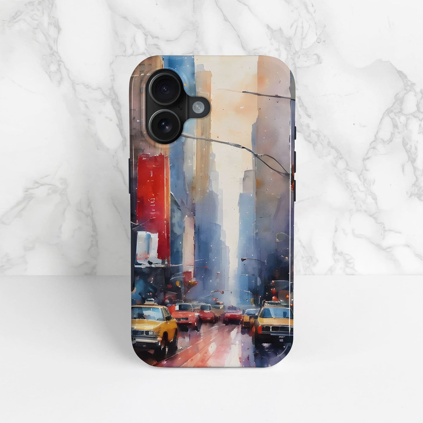 Abstract New York City Print Case iPhone 17 Phone Case