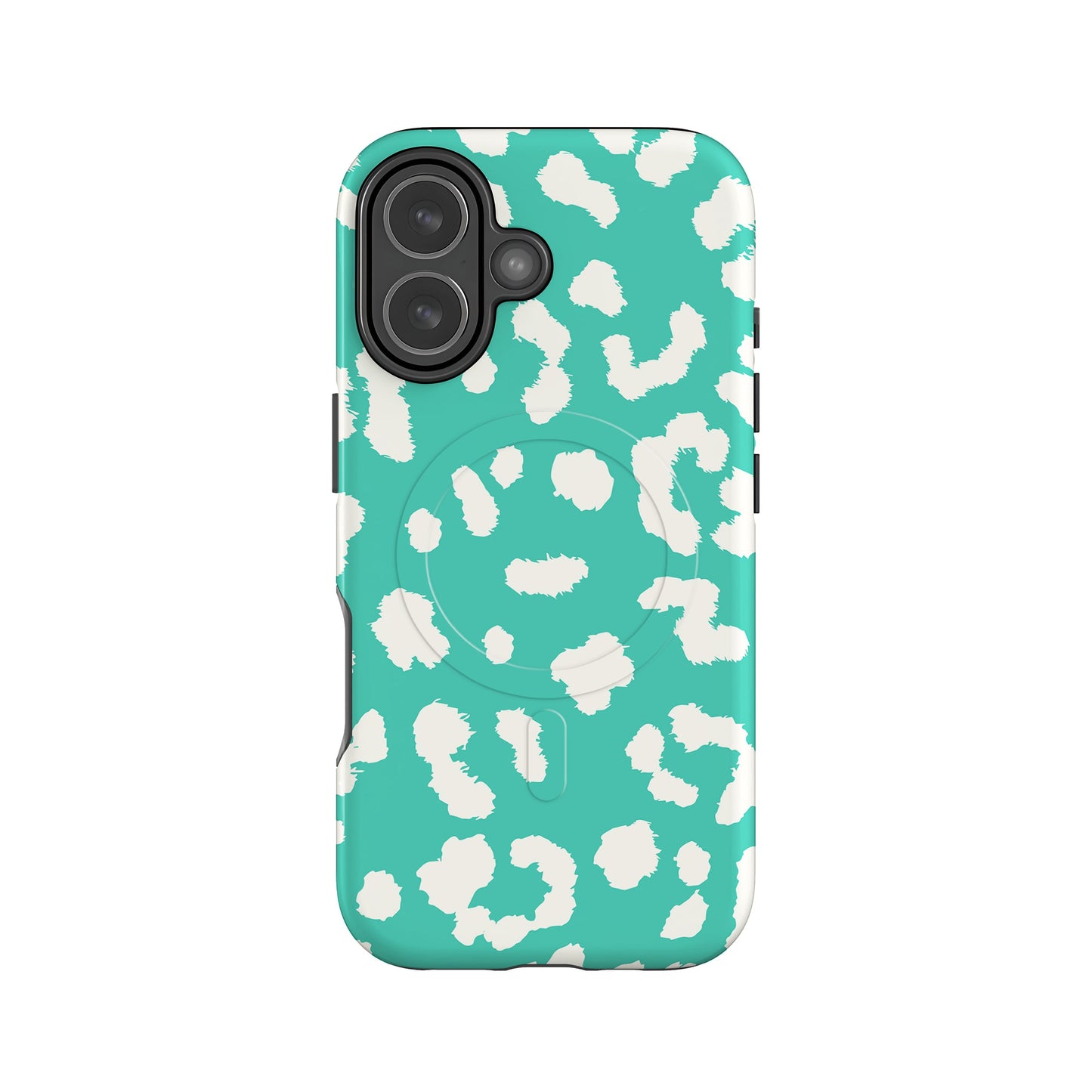 Aqua Blue Leopard Print Magsafe Case