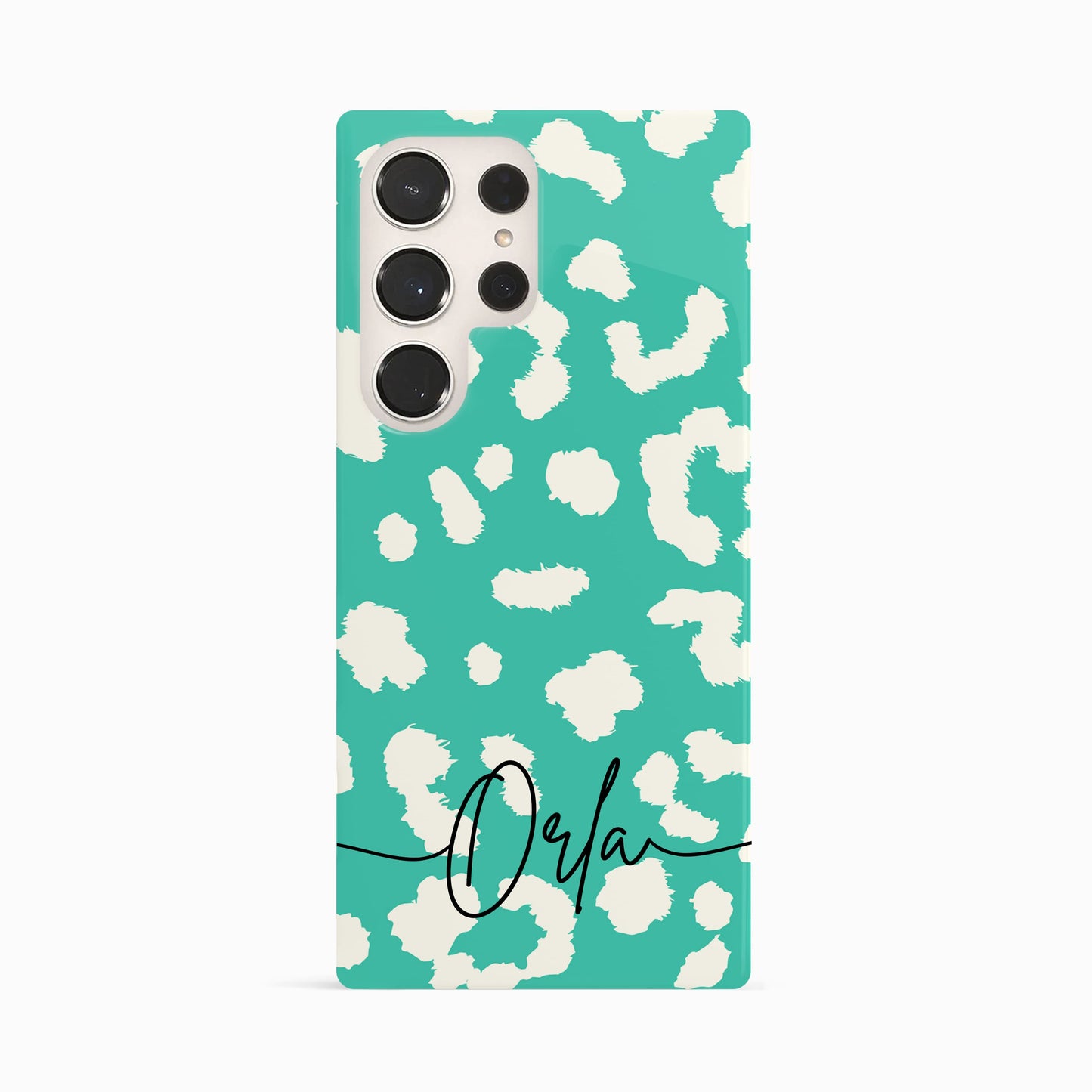 Custom Blue Cloud Leopard Print Case Phone Case