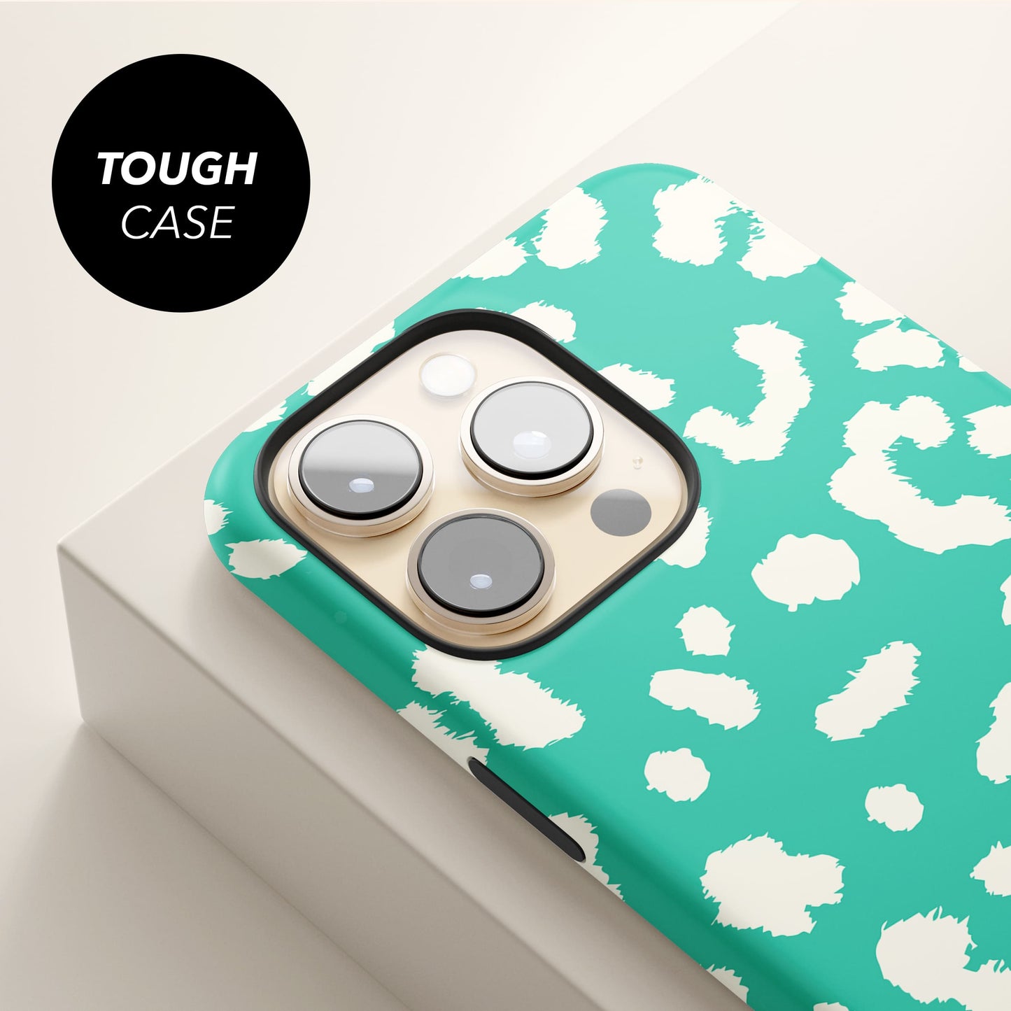 Custom Blue Cloud Leopard Print Case Phone Case