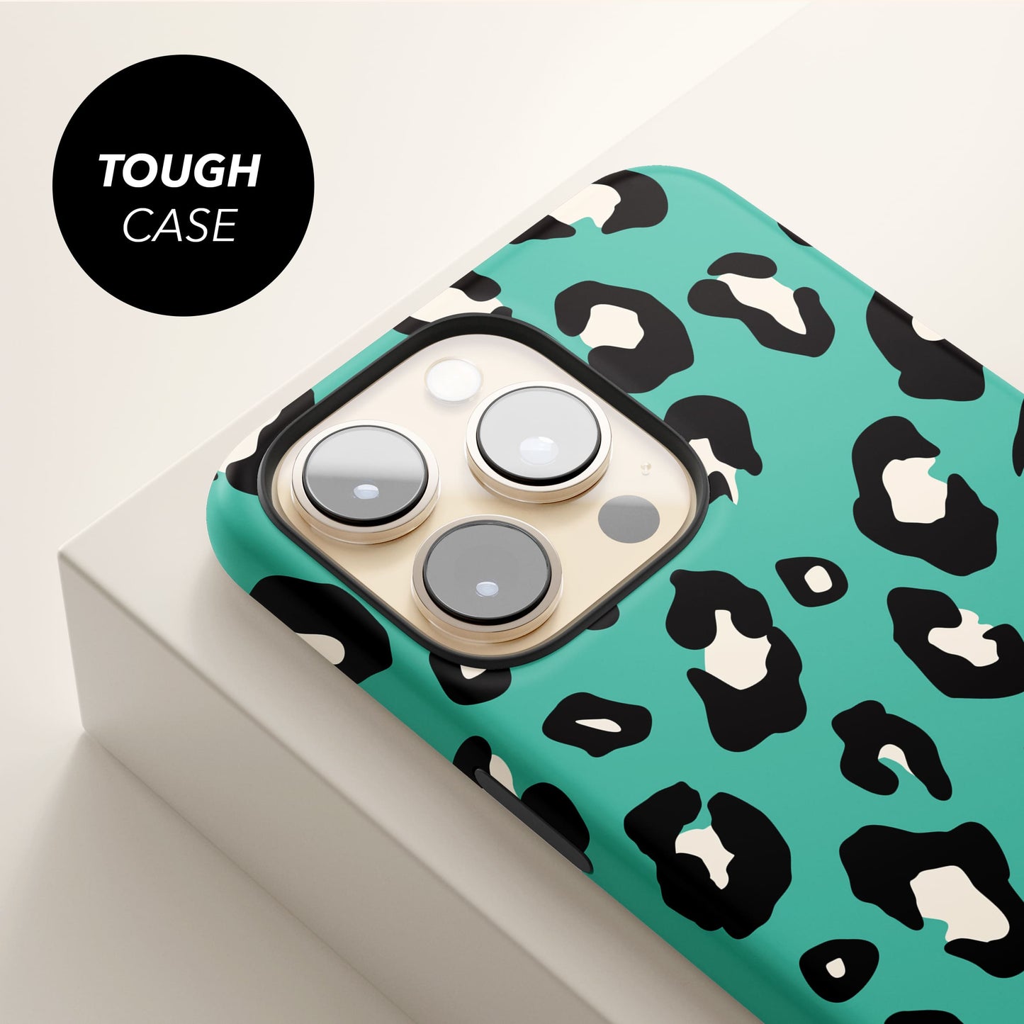 Aqua Blue Leopard Spots Custom Case Phone Case