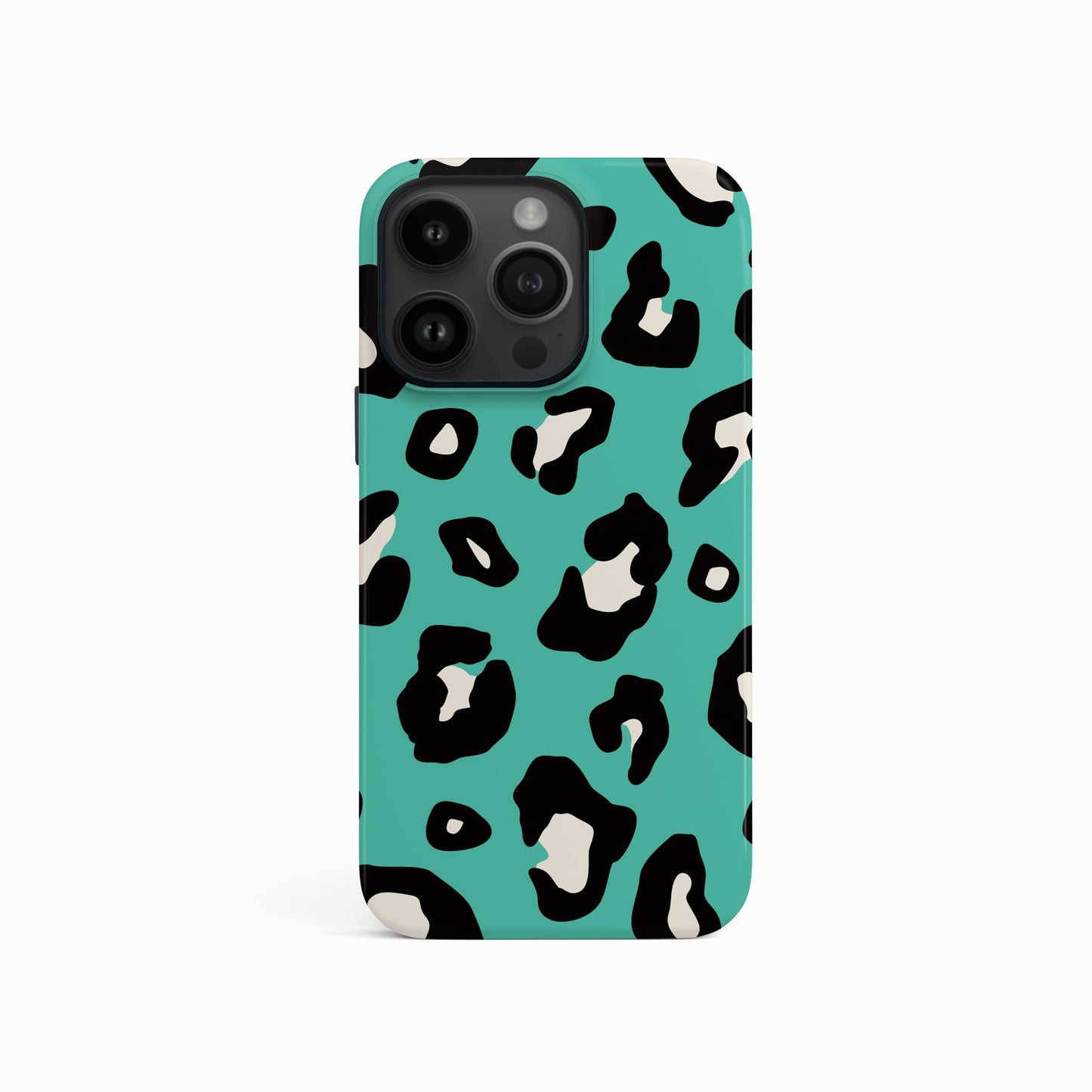 Aqua Leopard Print Spot Case Phone Case