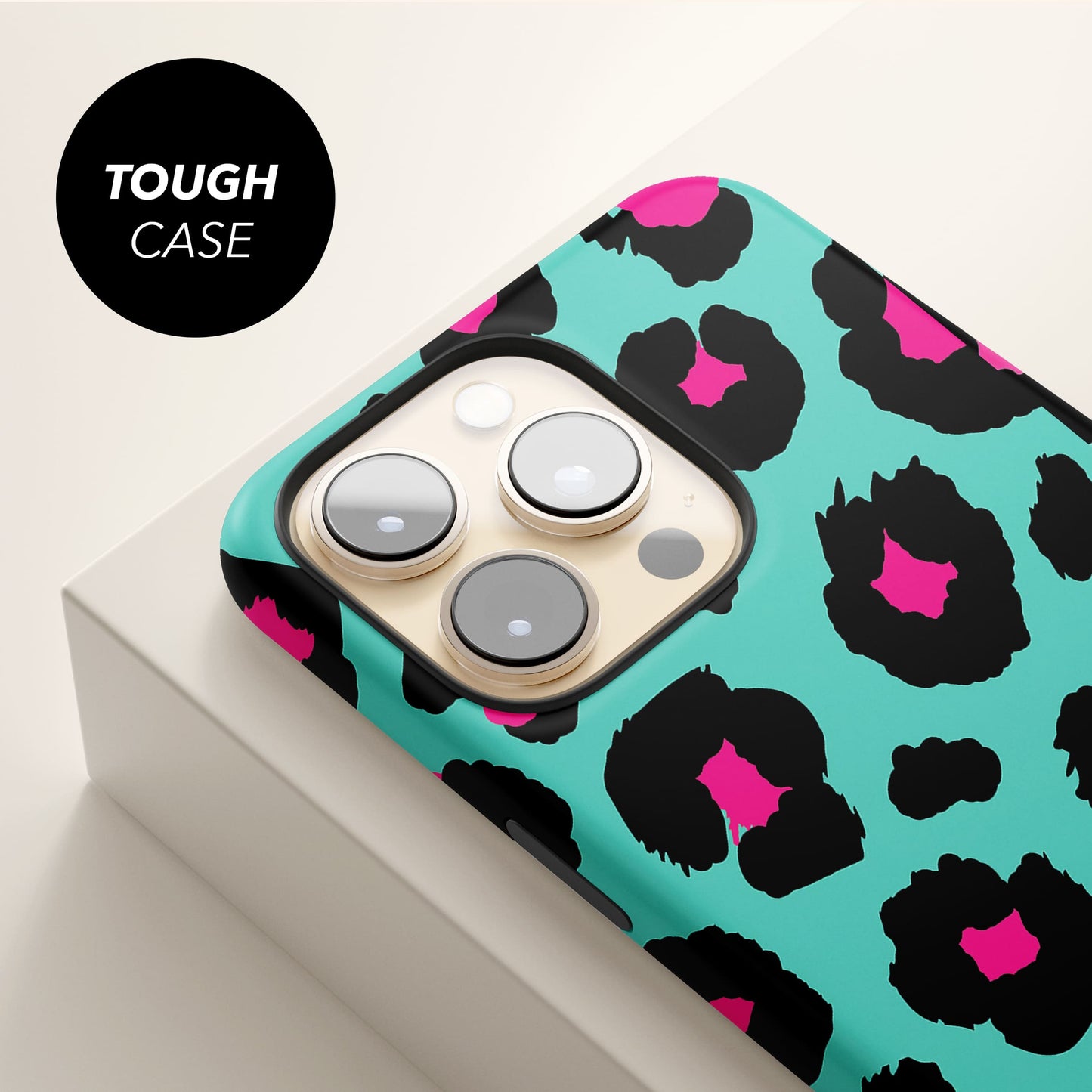 Aqua Leopard Print Phone Case Phone Case
