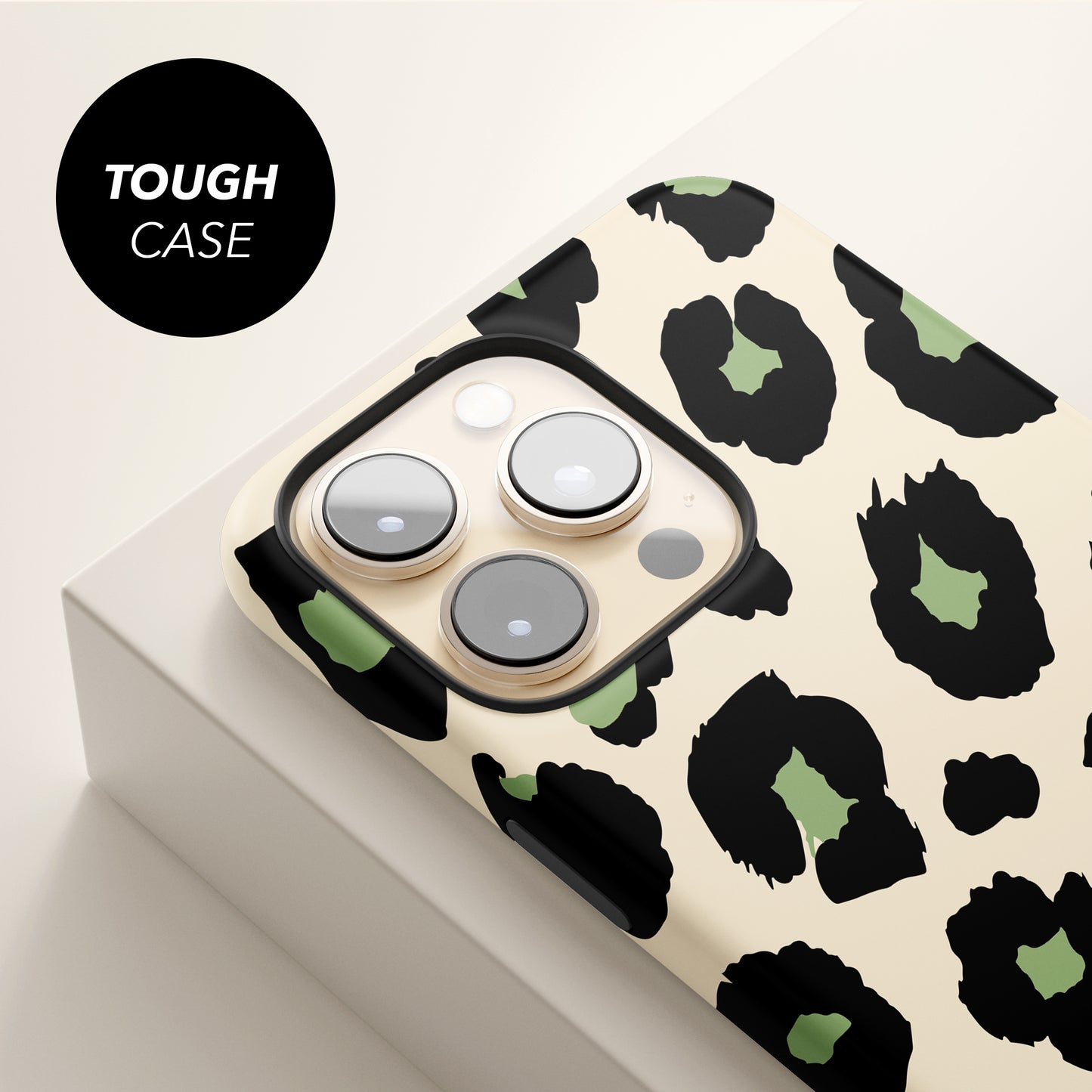 Avocado Cream Custom leopard Print Case Phone Case