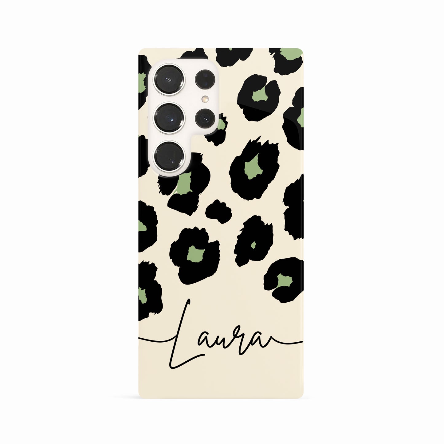 Avocado Cream Custom leopard Print Case Phone Case