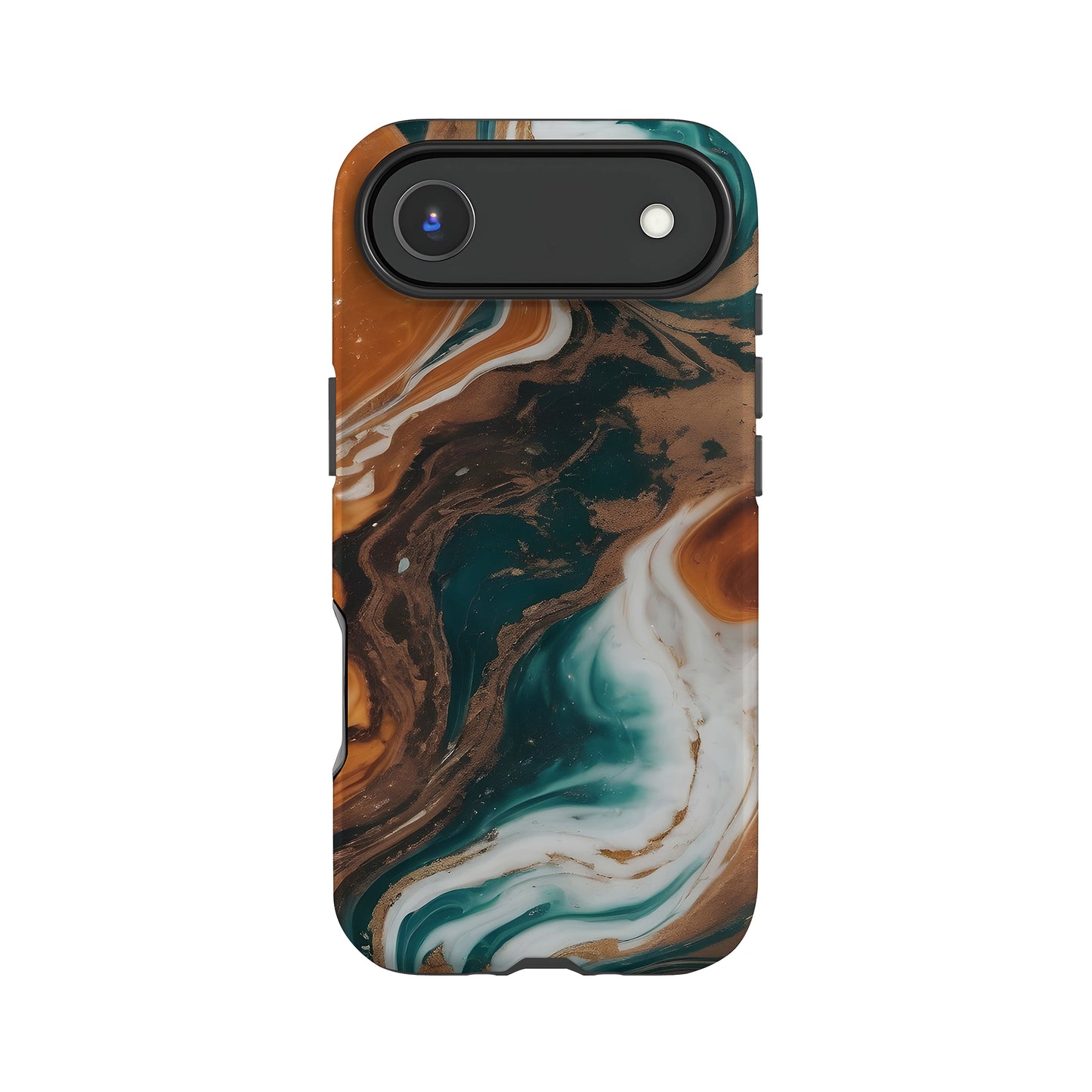 Mocha Marble Print Case iPhone 17 Air Phone Case