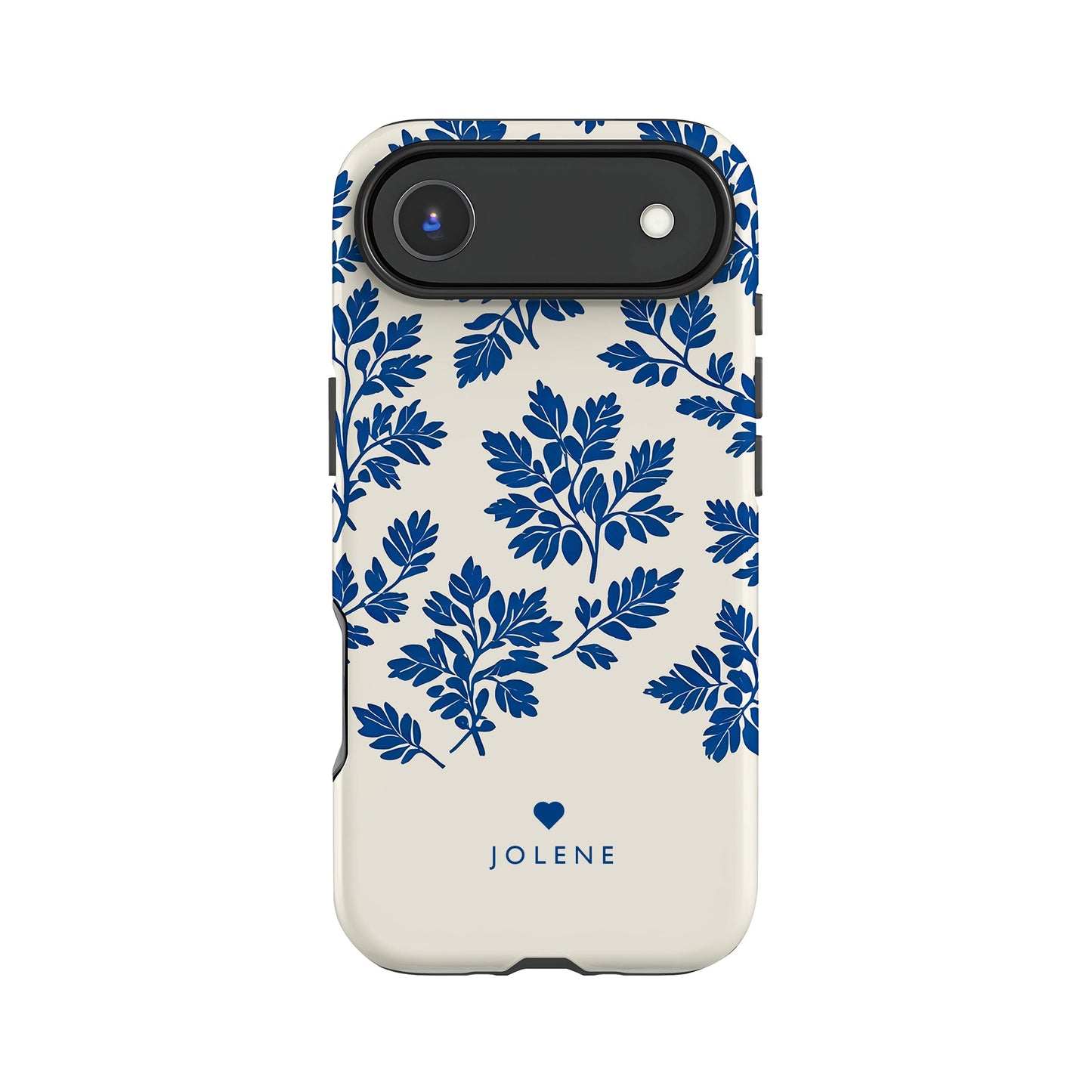 Personalised Royal Blue Abstract Floral Print Case Phone Case