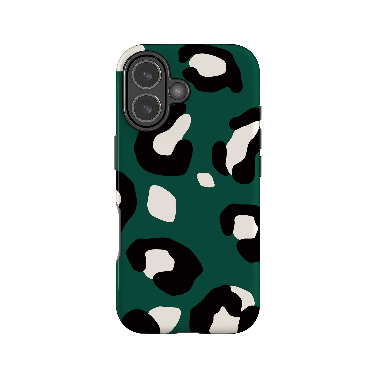 Dark Forest Green Modern Leopard Print Case Phone Case