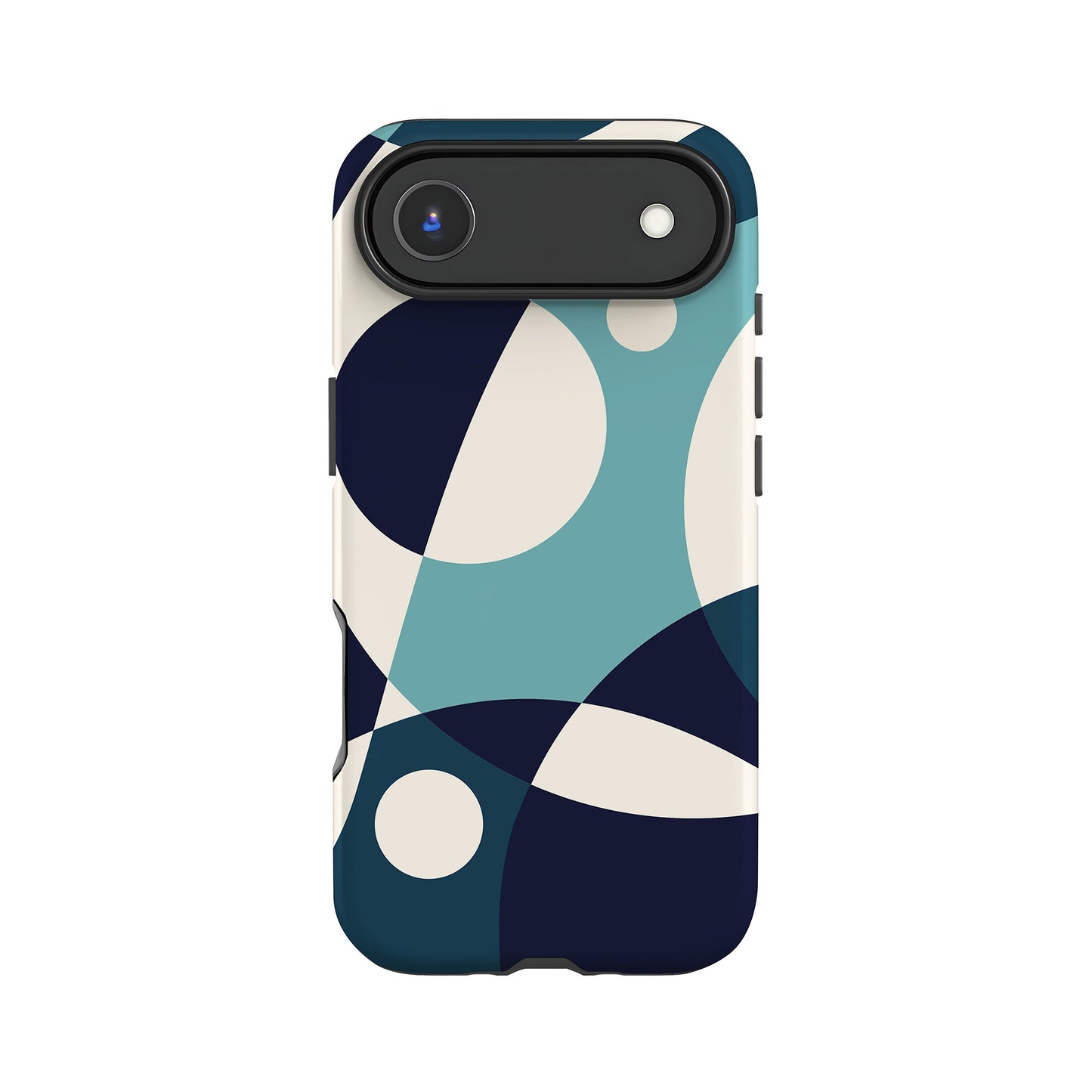 Blue Horizon Abstract Colour Block Case iPhone 17 Air Phone Case