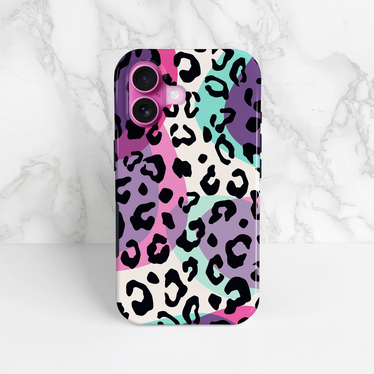 Abstract Multicolour Leopard Spots Case Phone Case