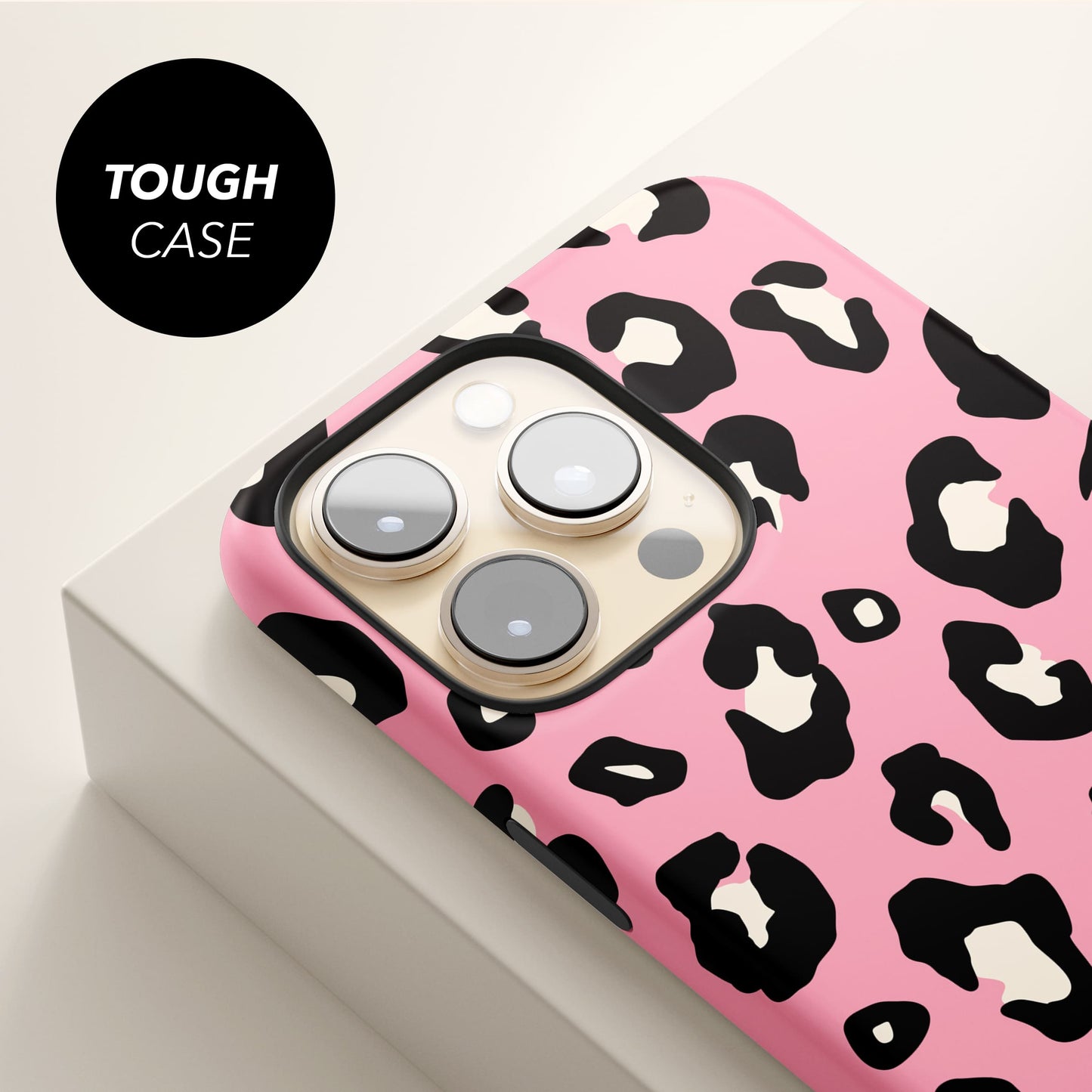 Candy Floss Pink Custom Leopard Print Case Phone Case
