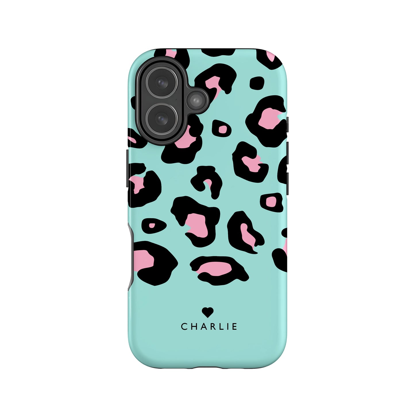 Blue Ice Personalised Leopard Print Case iPhone 17 Phone Case