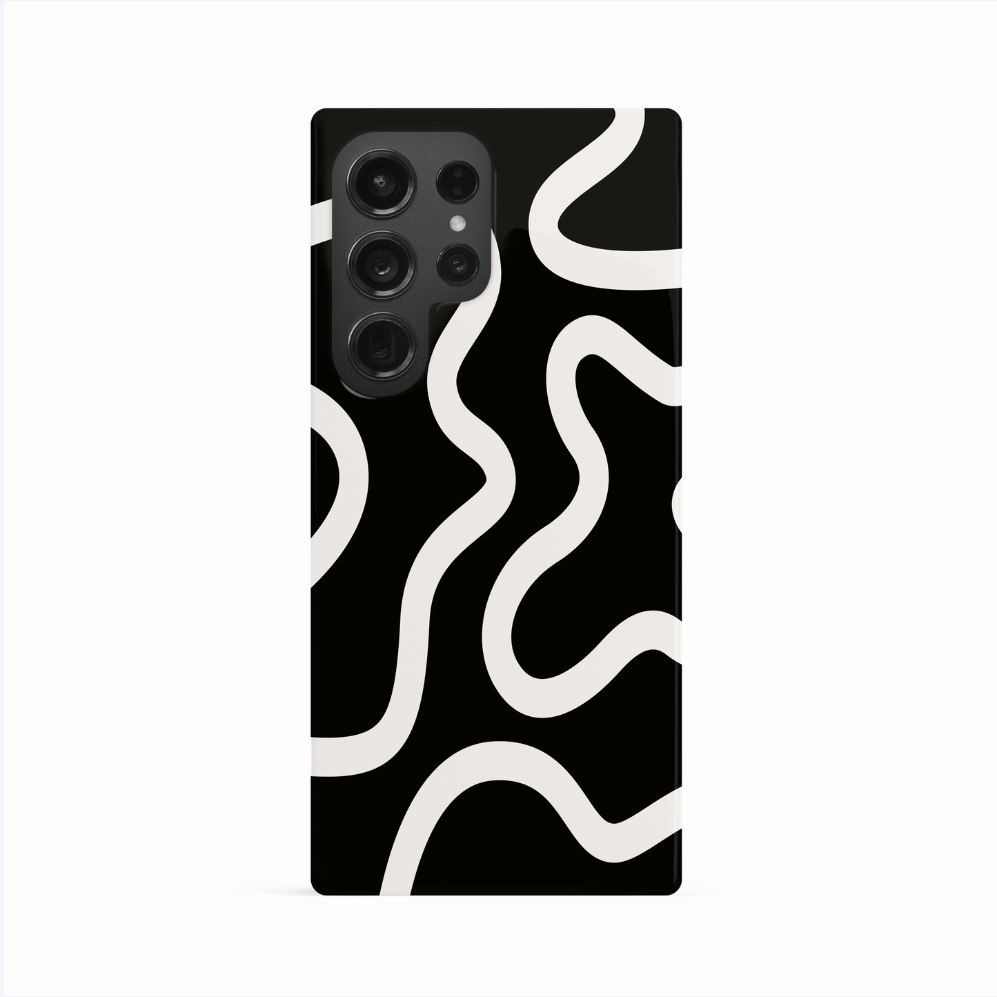 Black & White Doodle Lines Case Phone Case