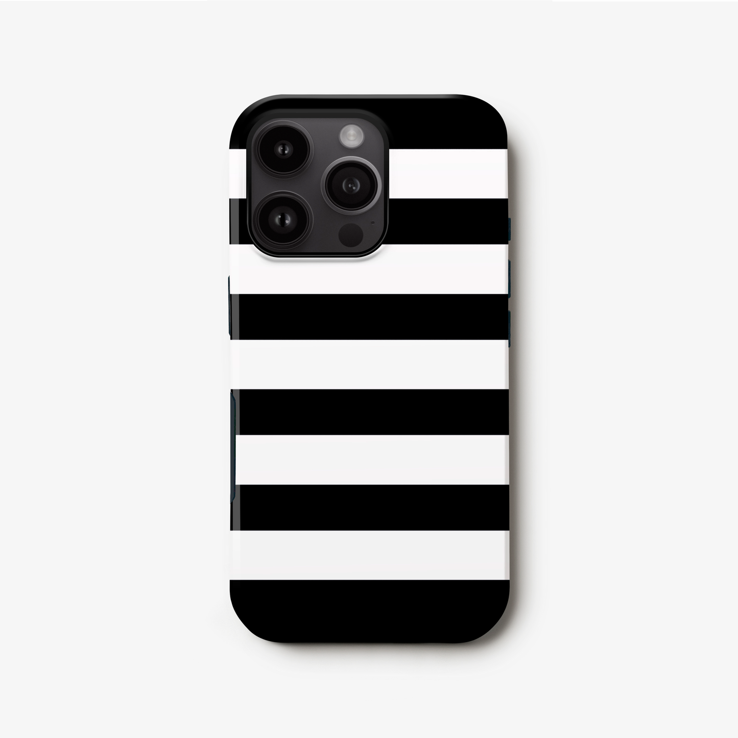 Black Stripes Custom Name Case Phone Case