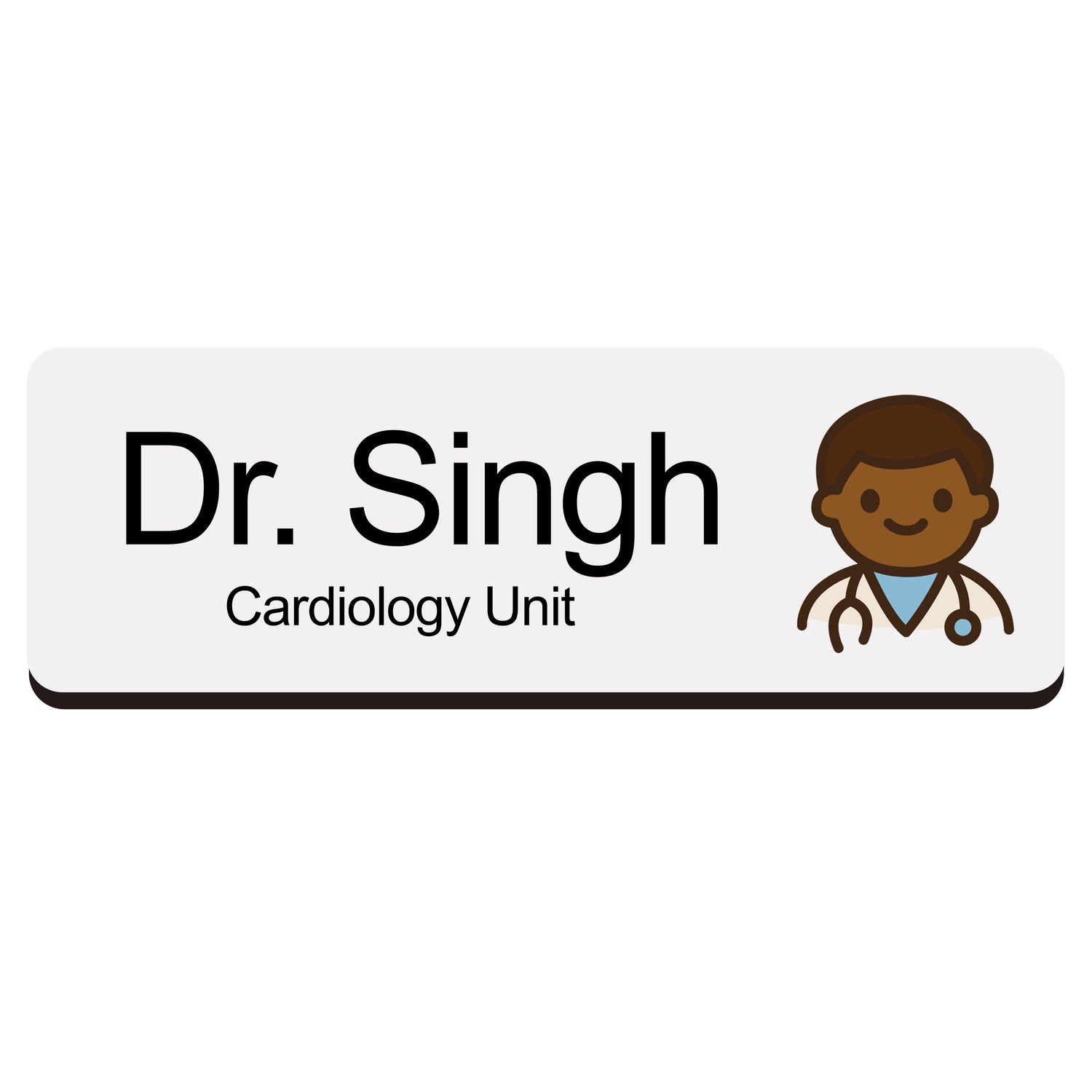 Custom Hospital Name Badge For Doctors & Nurses Doctor 5 Name Badge