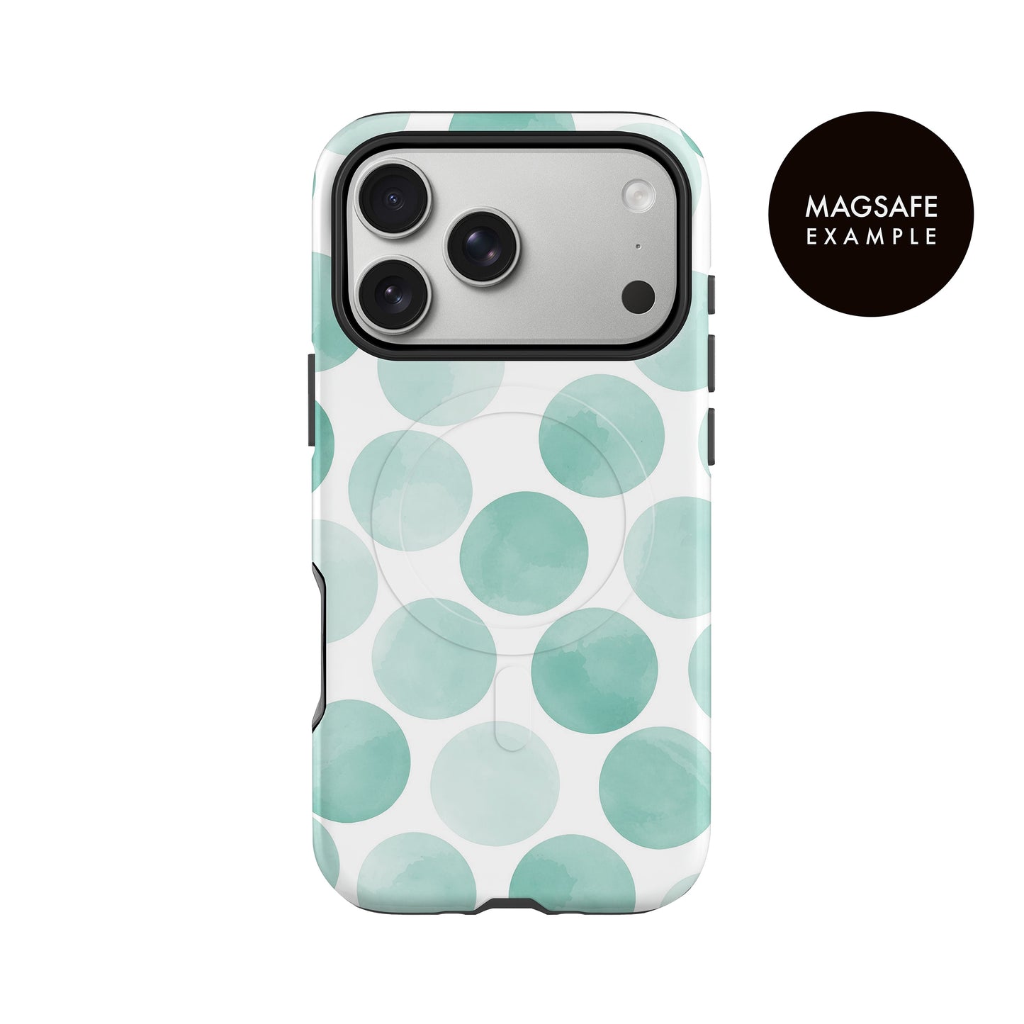 Abstract Blue Polka Dot Print Case Phone Case